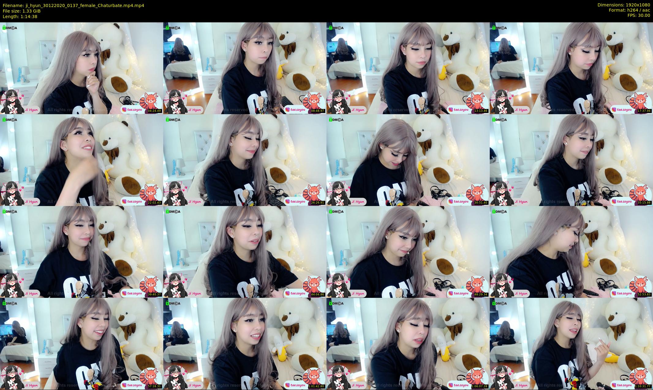 ji_hyun — 75 minute Chaturbate female cam show recording, 1080p, Dec 30, 2020