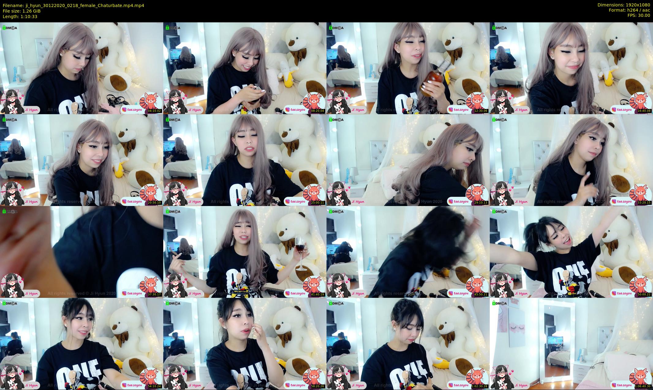 ji_hyun — 71 minute Chaturbate female cam show recording, 1080p, Dec 30, 2020