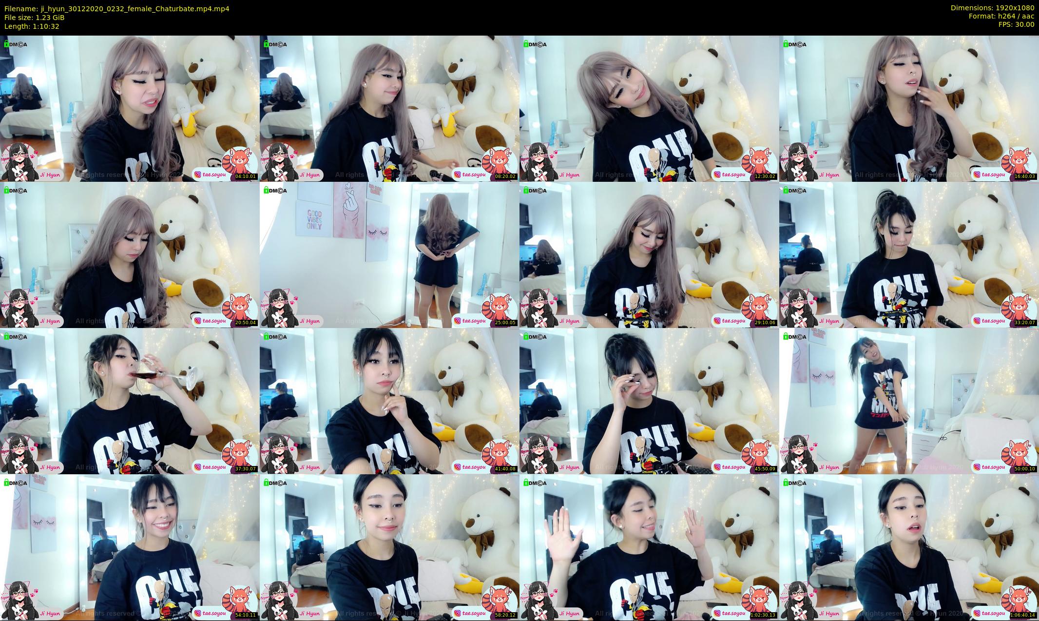 ji_hyun — 71 minute Chaturbate female cam show recording, 1080p, Dec 30, 2020