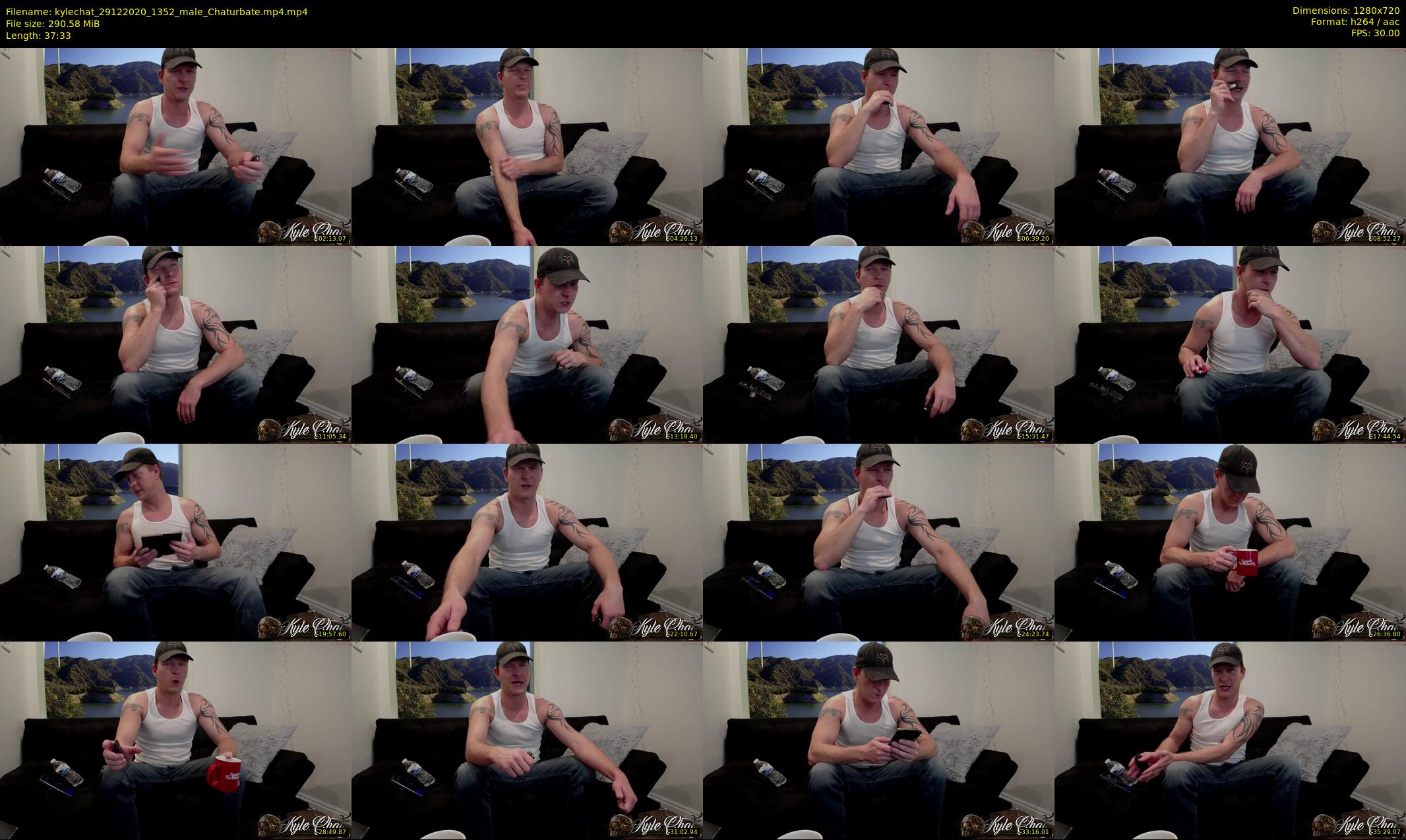 kylechat — 38 minute Chaturbate male cam show recording, 720p, Dec 29, 2020