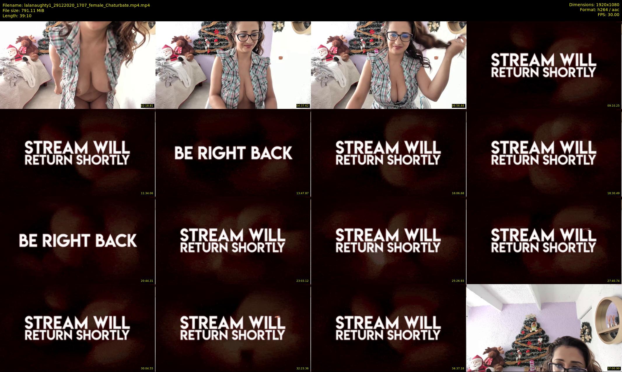 lalanaughty1 — 40 minute Chaturbate female cam show recording, 1080p, Dec 29, 2020