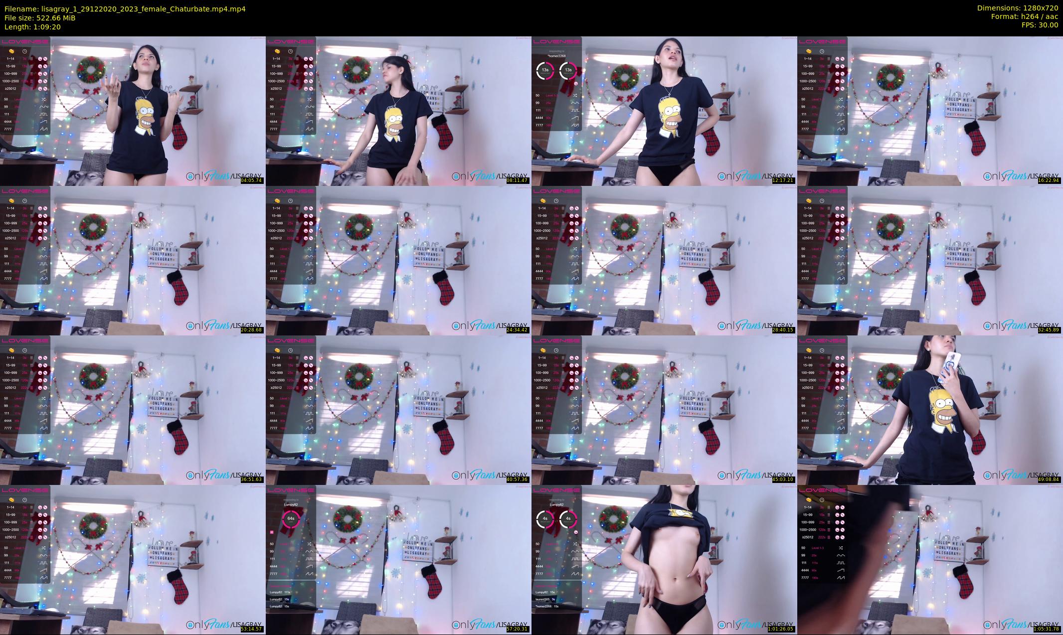 lisagray_1 — 70 minute Chaturbate female cam show recording, 720p, Dec 29, 2020