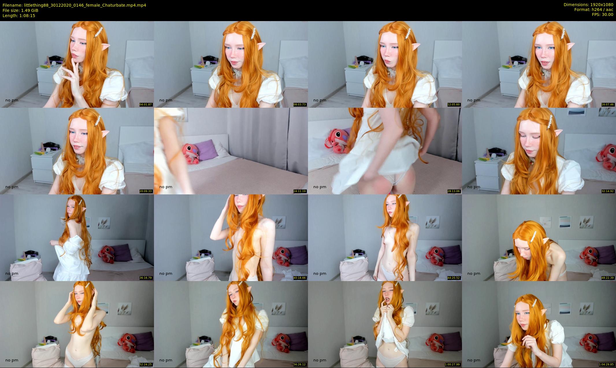 littlething88 — 69 minute Chaturbate female cam show recording, 1080p, Dec 30, 2020