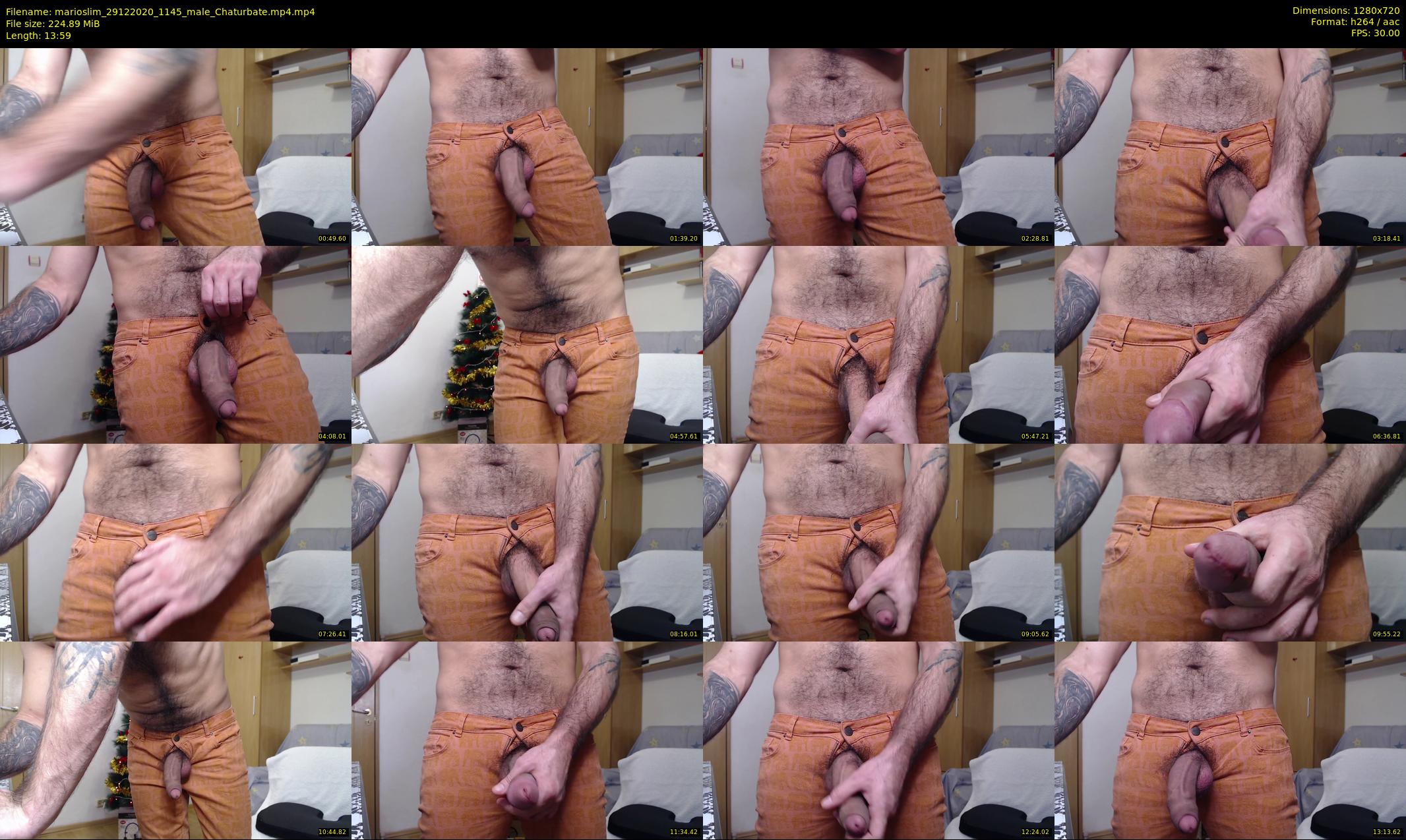 marioslim — 14 minute Chaturbate male cam show recording, 720p, Dec 29, 2020