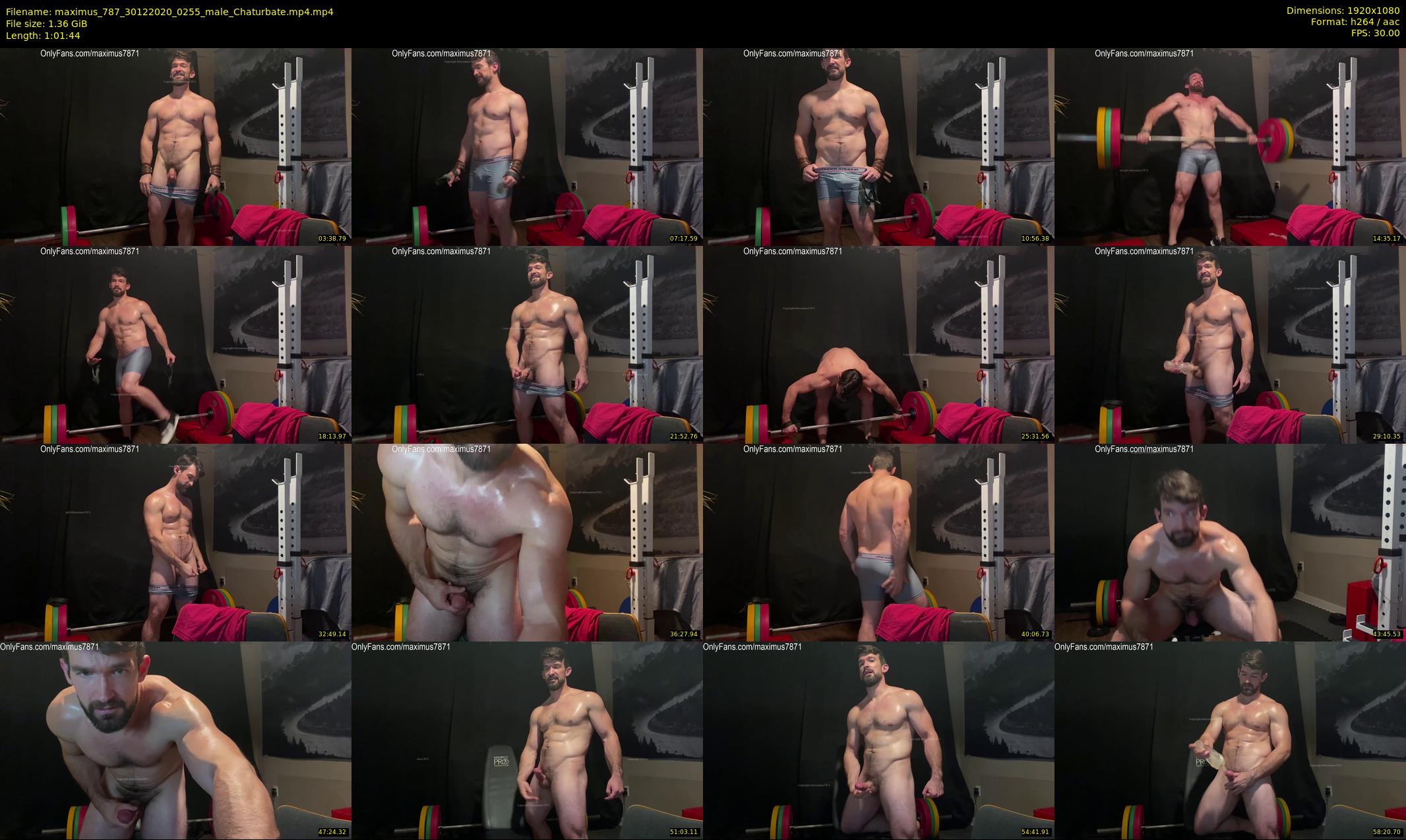 maximus_787 — 62 minute Chaturbate male cam show recording, 1080p, Dec 30, 2020