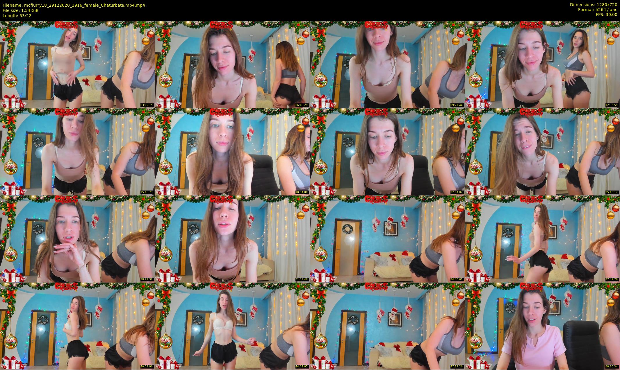 mcflurry18 — 54 minute Chaturbate female cam show recording, 720p, Dec 29, 2020