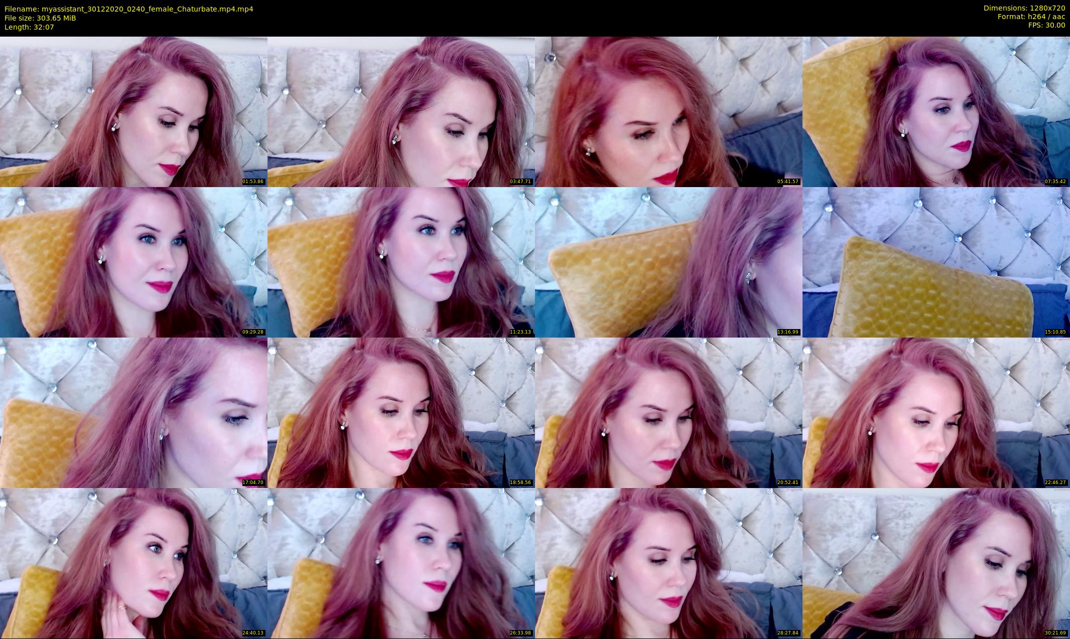 myassistant — 33 minute Chaturbate female cam show recording, 720p, Dec 30, 2020