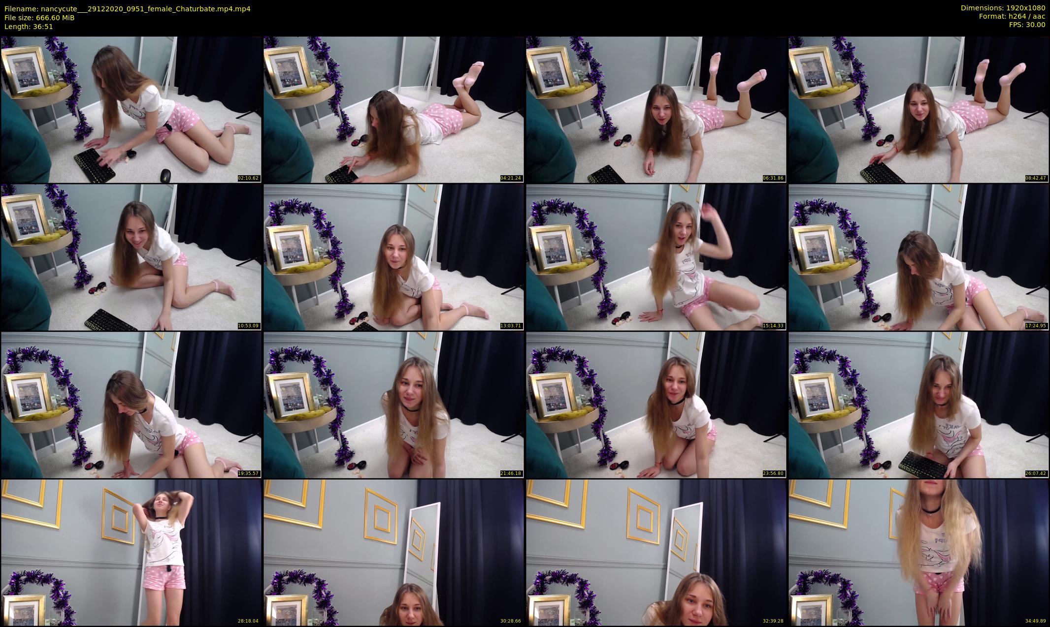 nancycute__ — 37 minute Chaturbate female cam show recording, 1080p, Dec 29, 2020