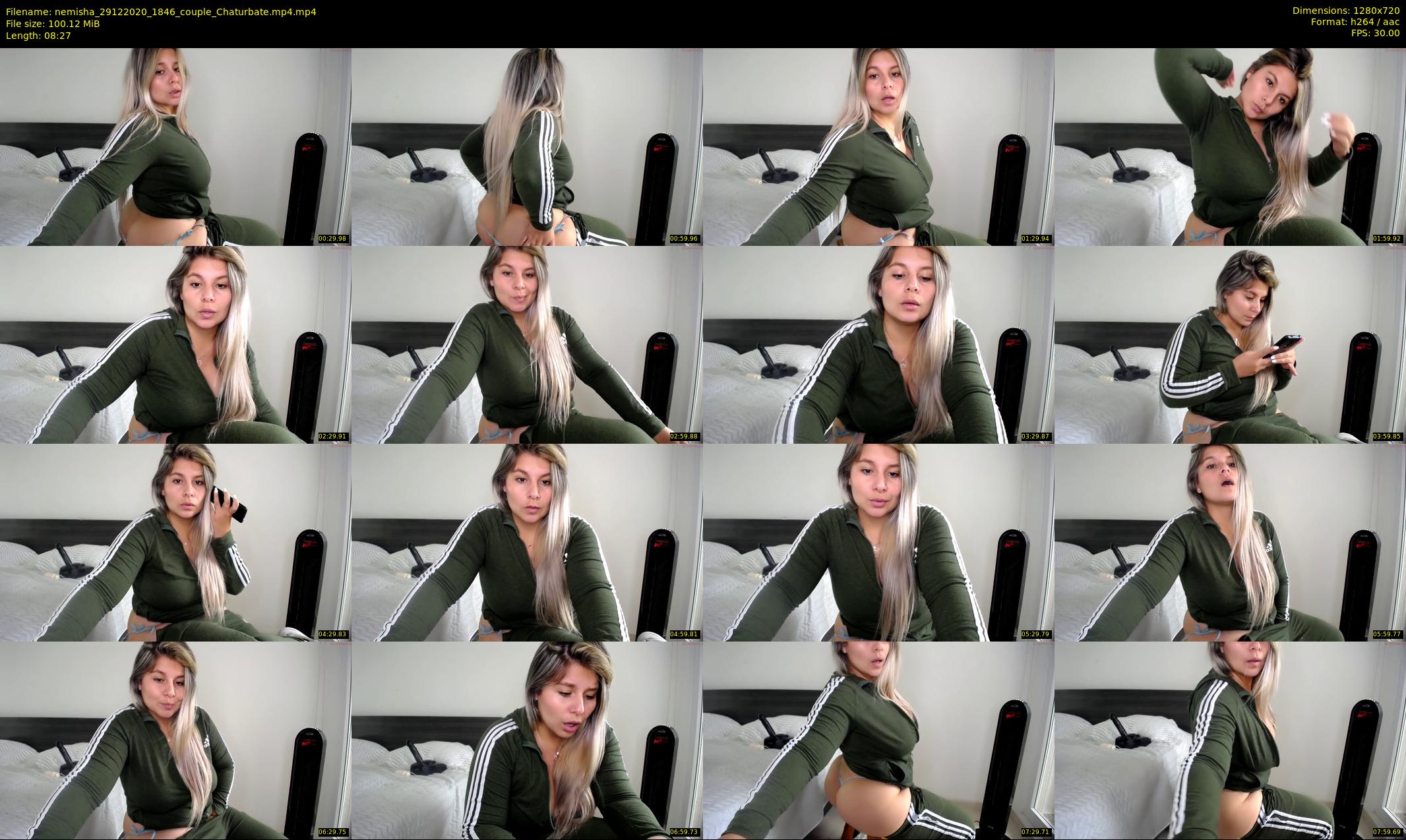 nemisha — 9 minute Chaturbate female cam show recording, 720p, Dec 29, 2020