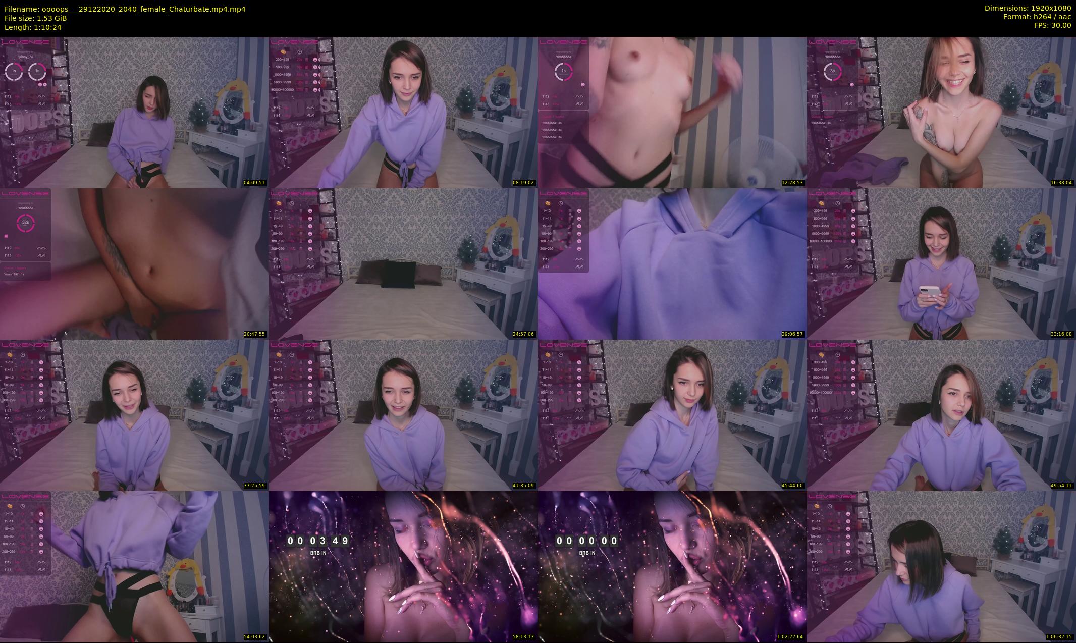oooops__ — 71 minute Chaturbate female cam show recording, 1080p, Dec 29, 2020
