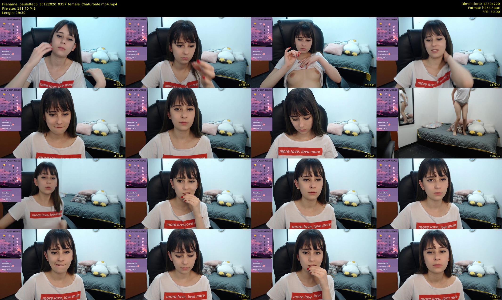 paulette65 — 20 minute Chaturbate female cam show recording, 720p, Dec 30, 2020