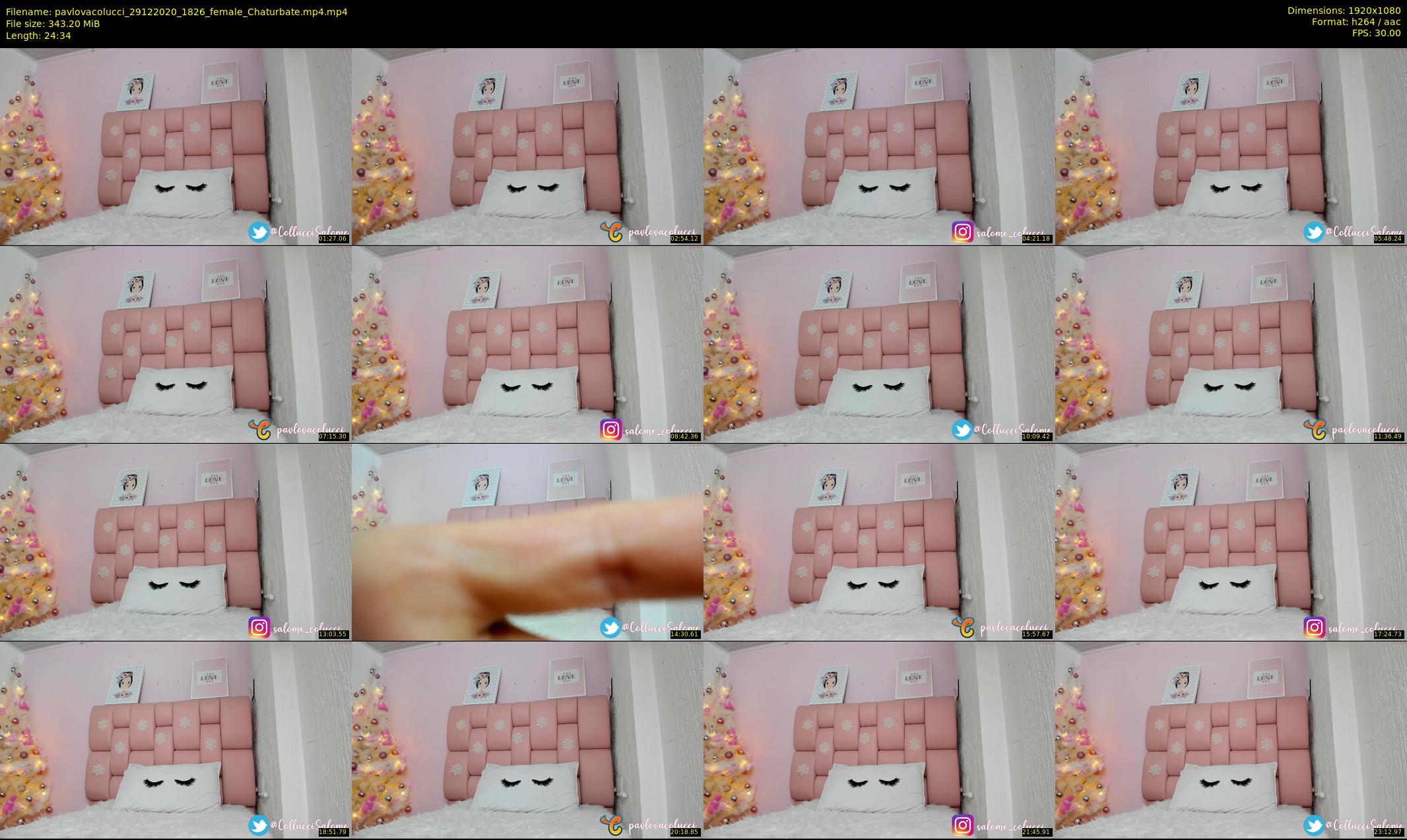 pavlovacolucci — 25 minute Chaturbate female cam show recording, 1080p, Dec 29, 2020
