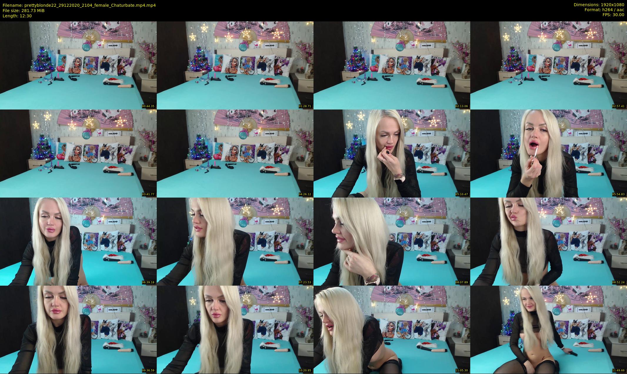 prettyblonde22 — 13 minute Chaturbate female cam show recording, 1080p, Dec 29, 2020
