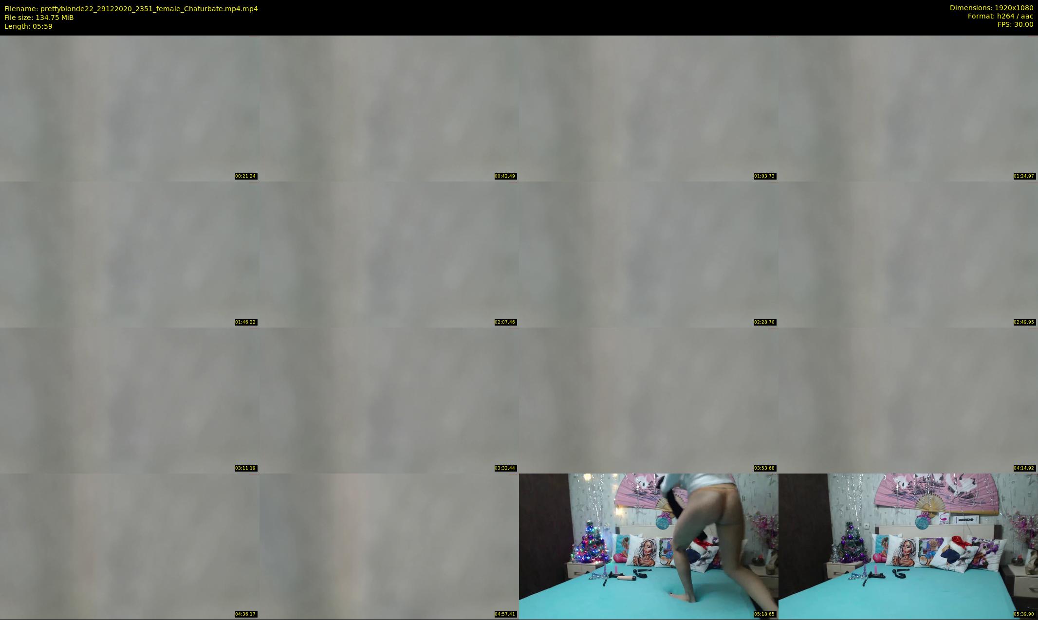 prettyblonde22 — 6 minute Chaturbate female cam show recording, 1080p, Dec 29, 2020