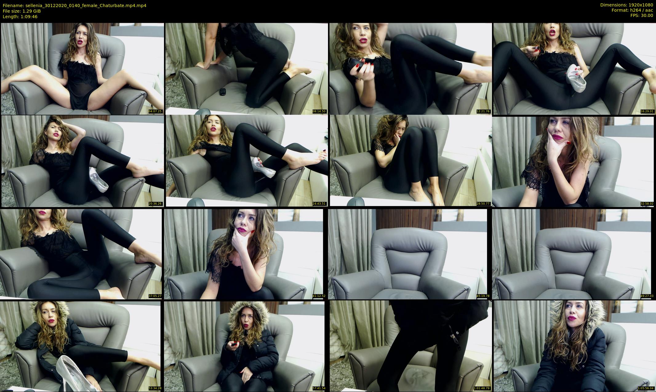 sellenia — 70 minute Chaturbate female cam show recording, 1080p, Dec 30, 2020