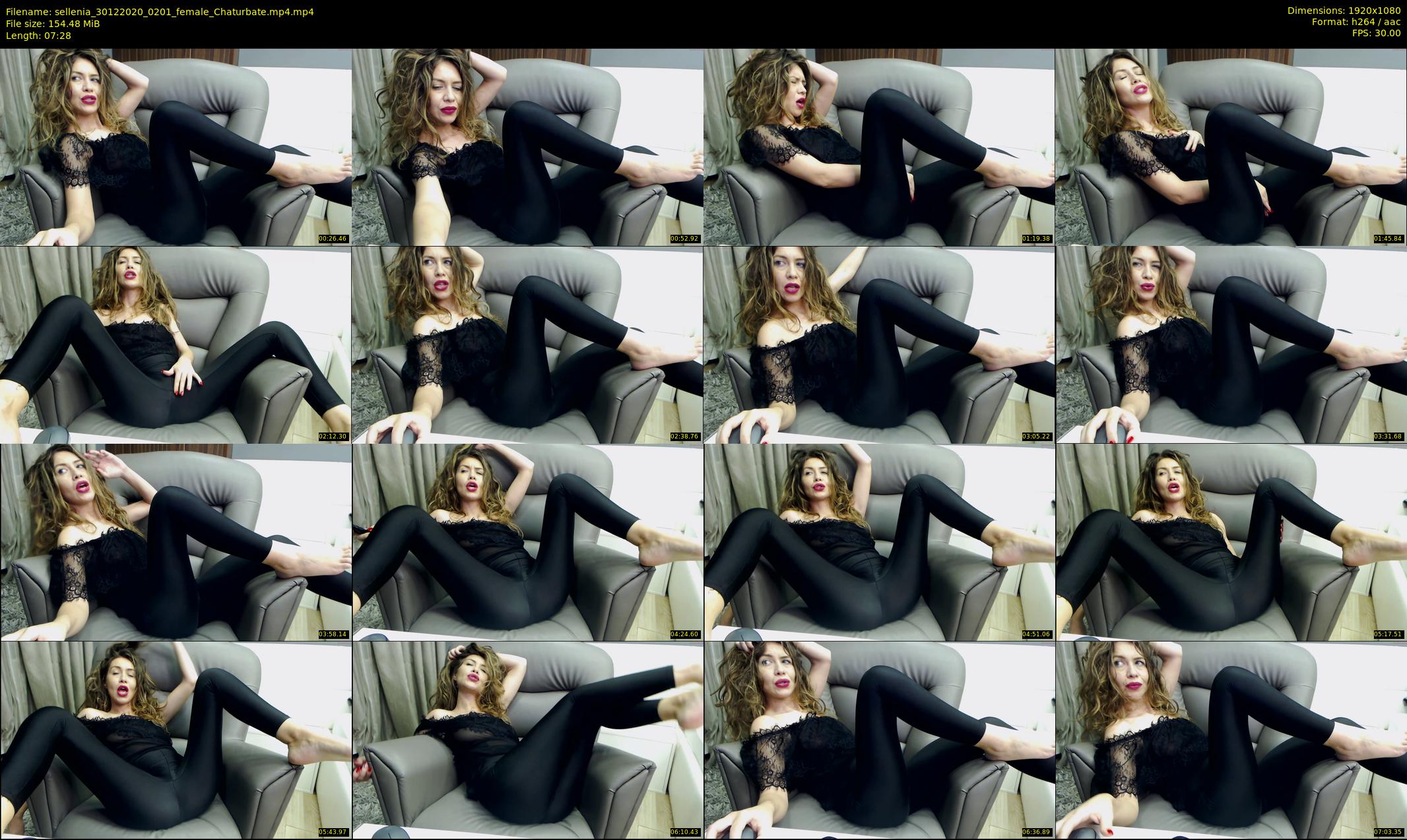 sellenia — 8 minute Chaturbate female cam show recording, 1080p, Dec 30, 2020