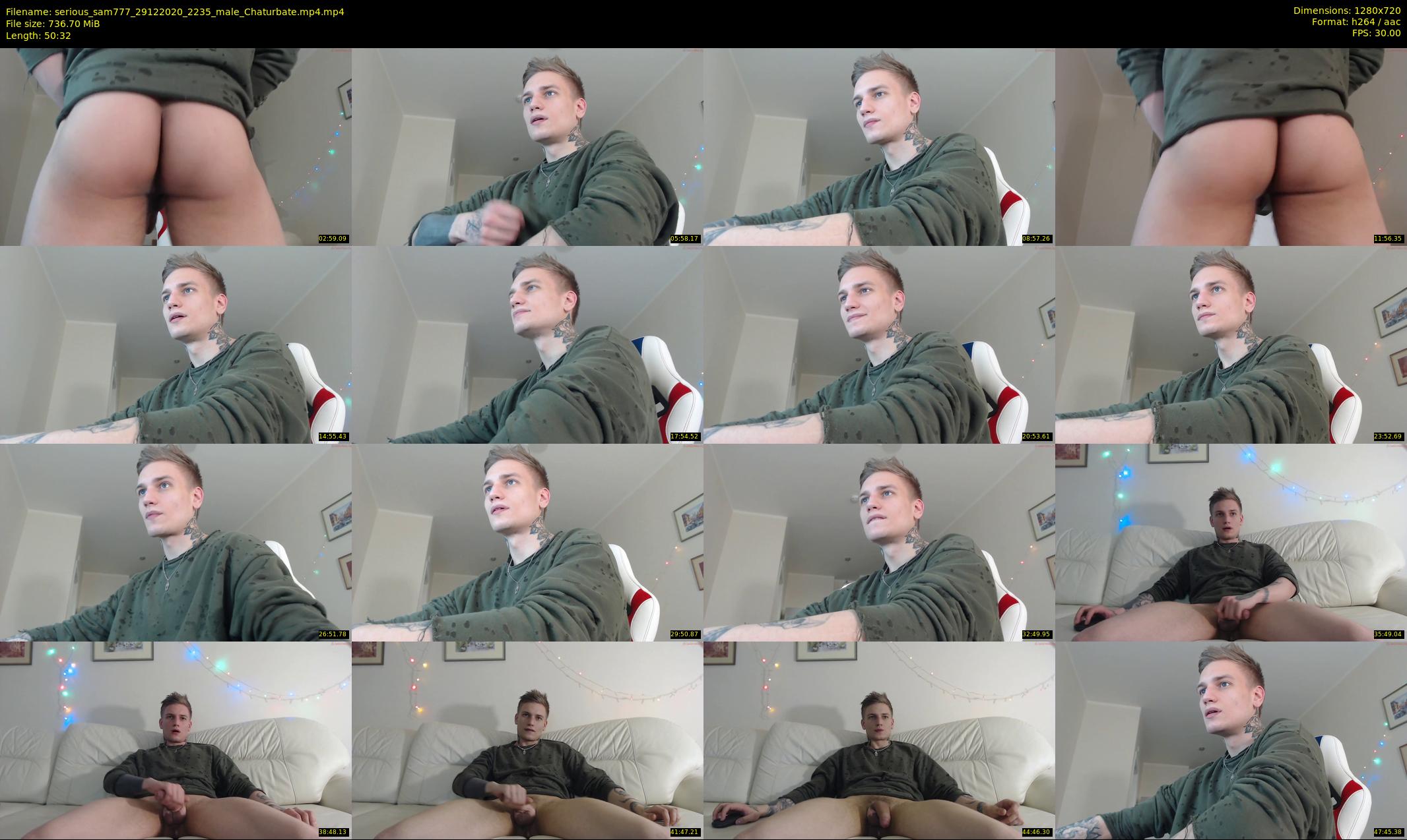 serious_sam777 — 51 minute Chaturbate male cam show recording, 720p, Dec 29, 2020