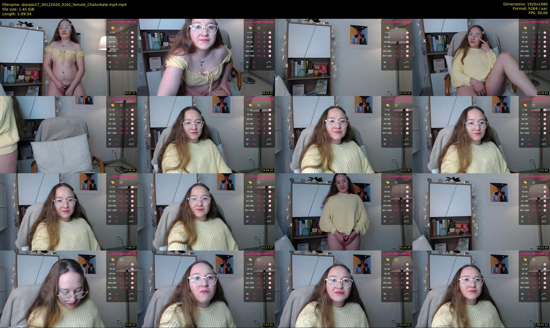 skarpio17 — 70 minute Chaturbate female cam show recording, 1080p, Dec 30, 2020