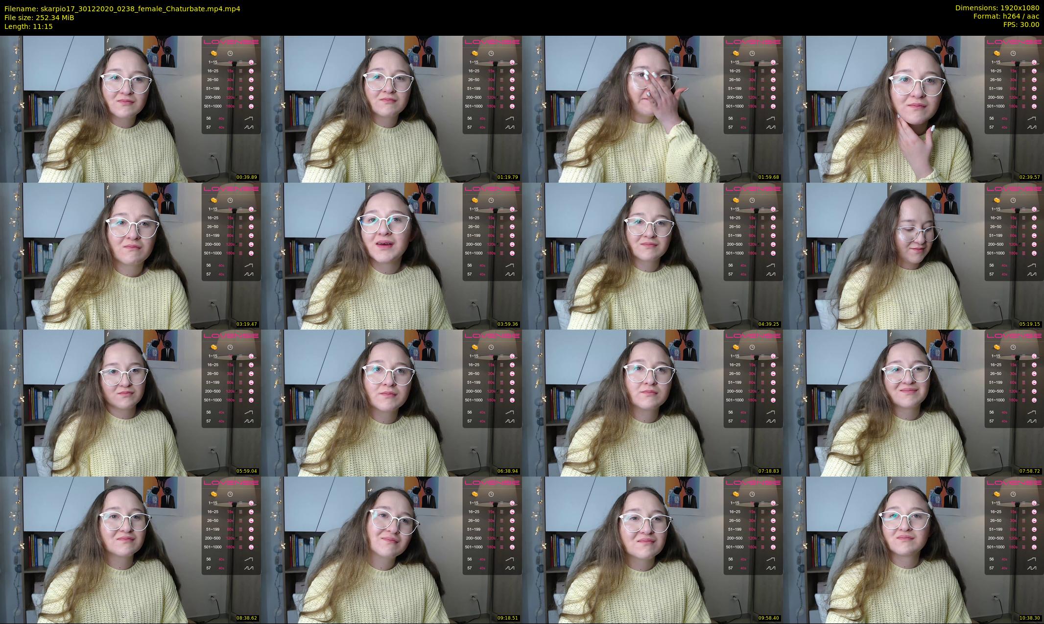 skarpio17 — 12 minute Chaturbate female cam show recording, 1080p, Dec 30, 2020