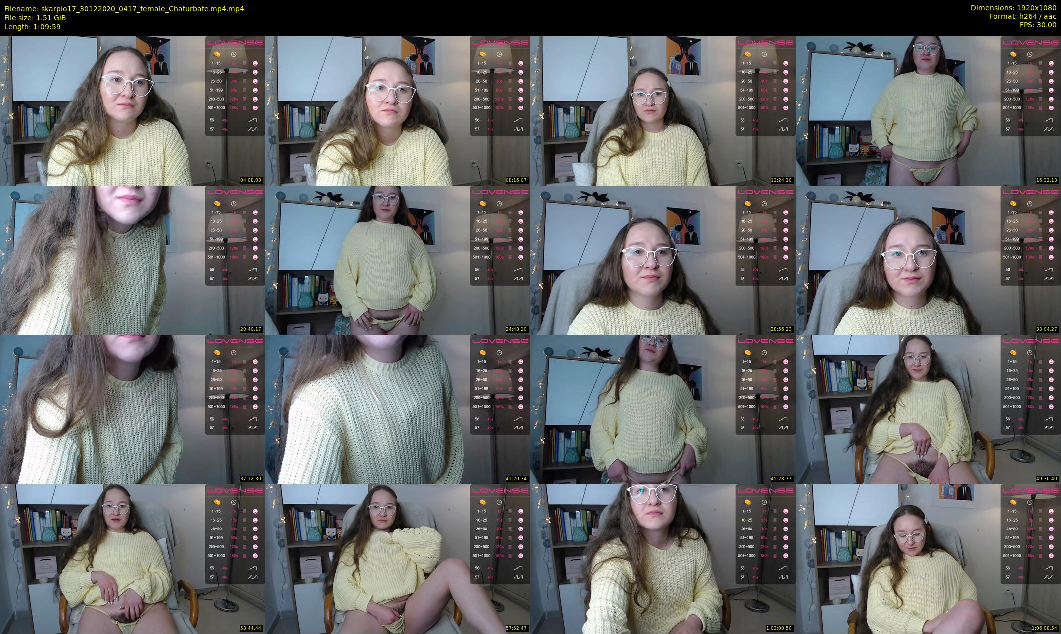 skarpio17 — 70 minute Chaturbate female cam show recording, 1080p, Dec 30, 2020