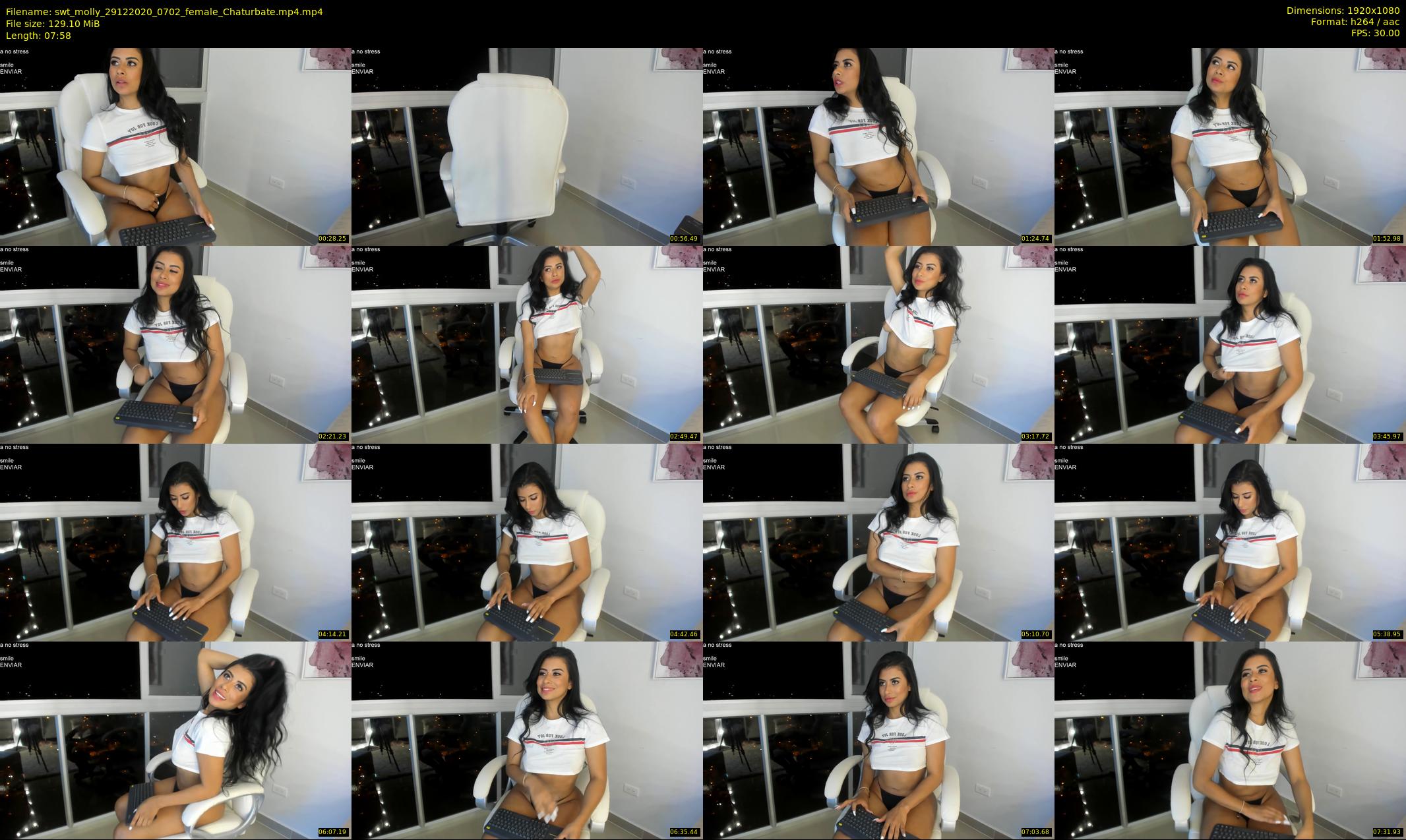 swt_molly — 8 minute Chaturbate female cam show recording, 1080p, Dec 29, 2020