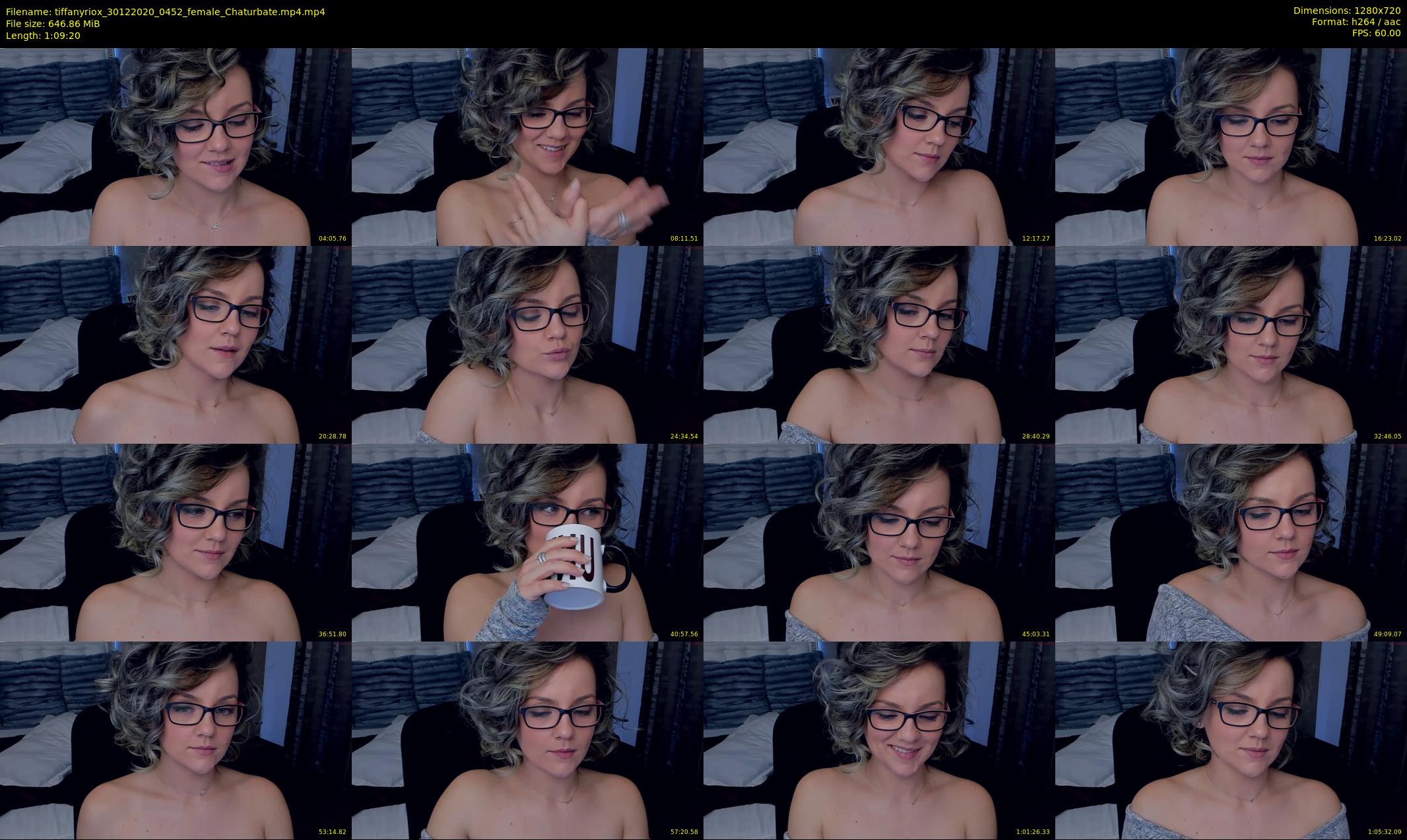 tiffanyriox — 70 minute Chaturbate female cam show recording, 720p, Dec 30, 2020