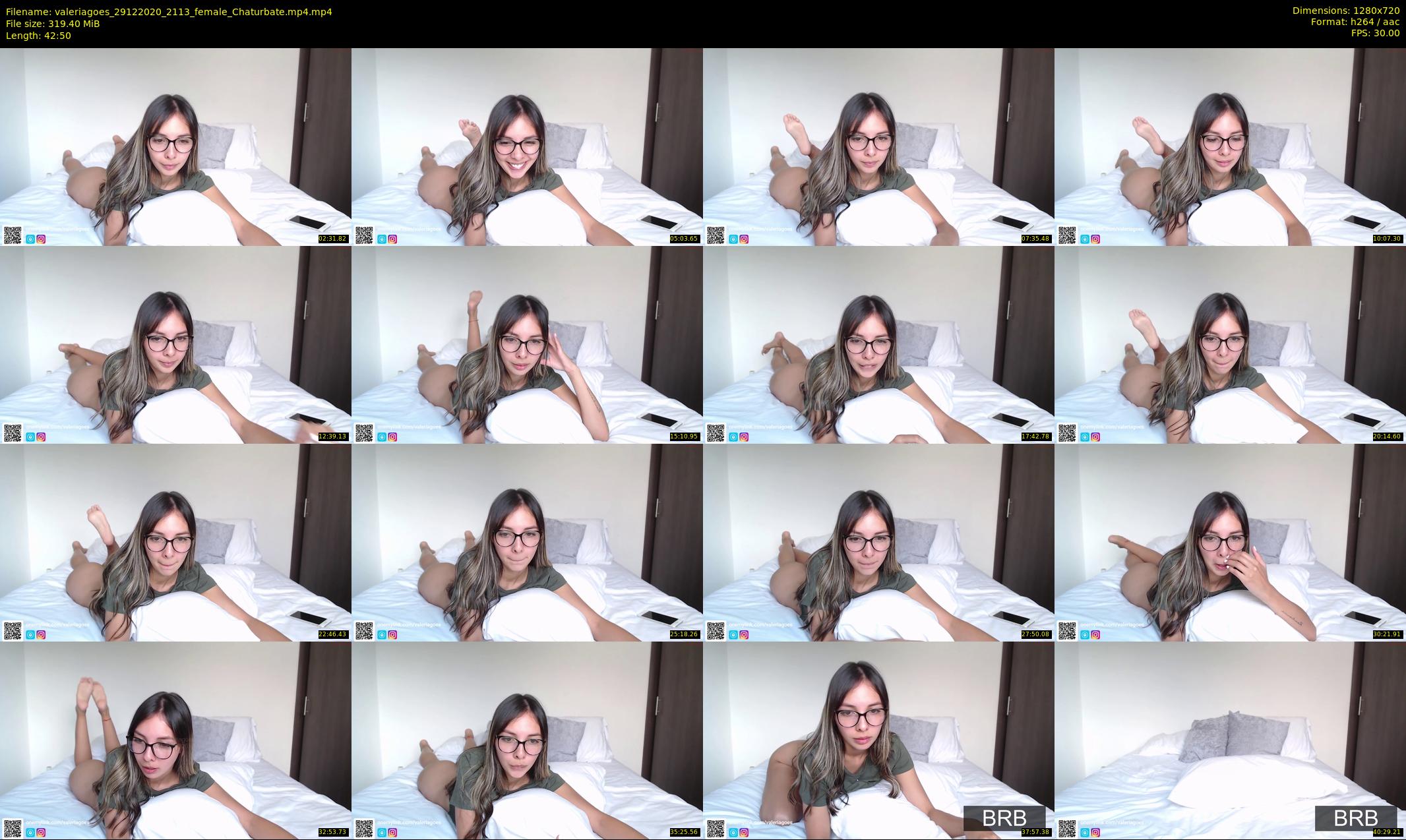 valeriagoes — 43 minute Chaturbate female cam show recording, 720p, Dec 29, 2020