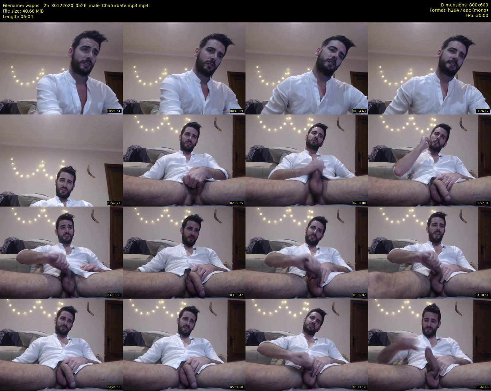 wapos__25 — 7 minute Chaturbate male cam show recording, 480p, Dec 30, 2020