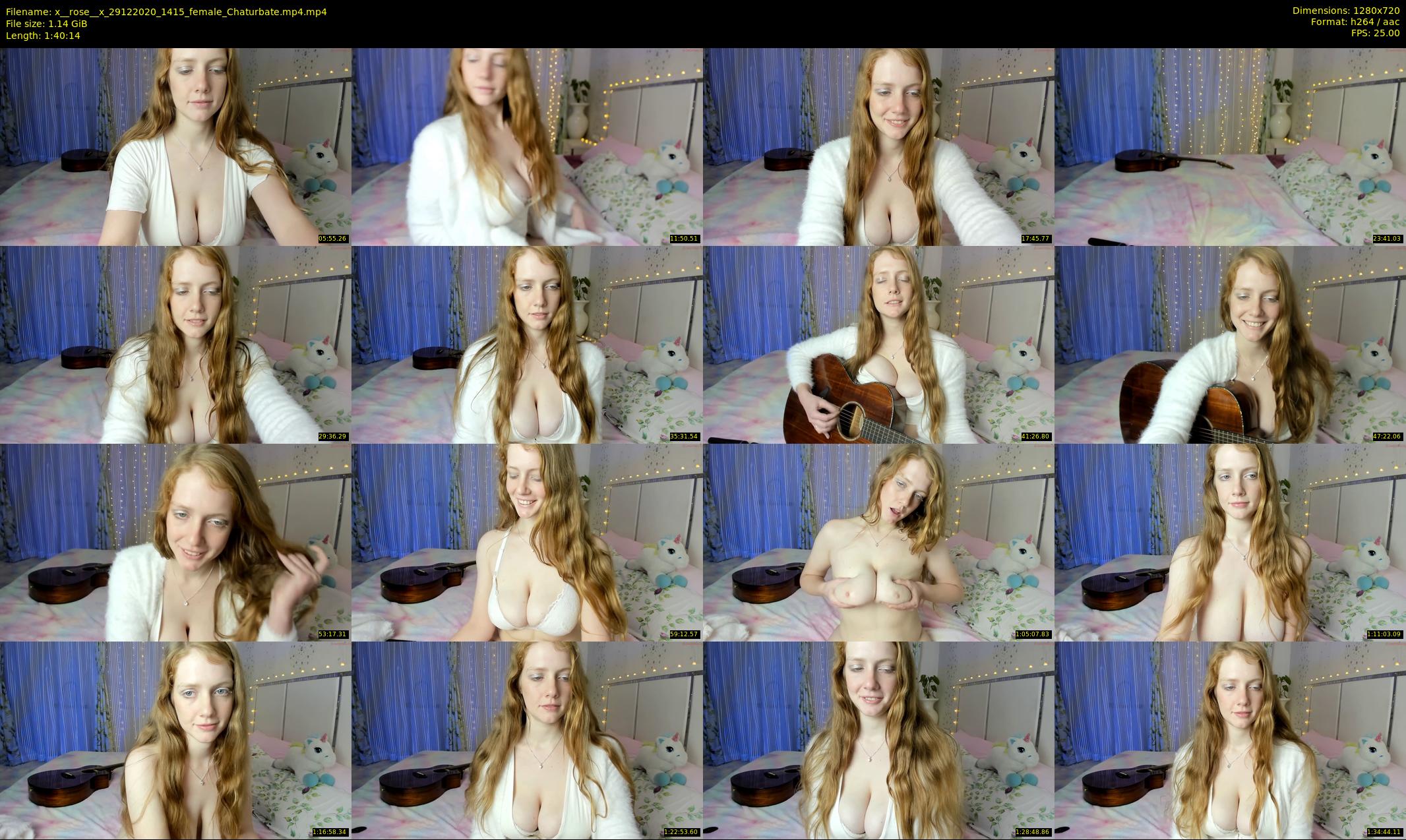 x__rose__x — 101 minute Chaturbate female cam show recording, 720p, Dec 29, 2020