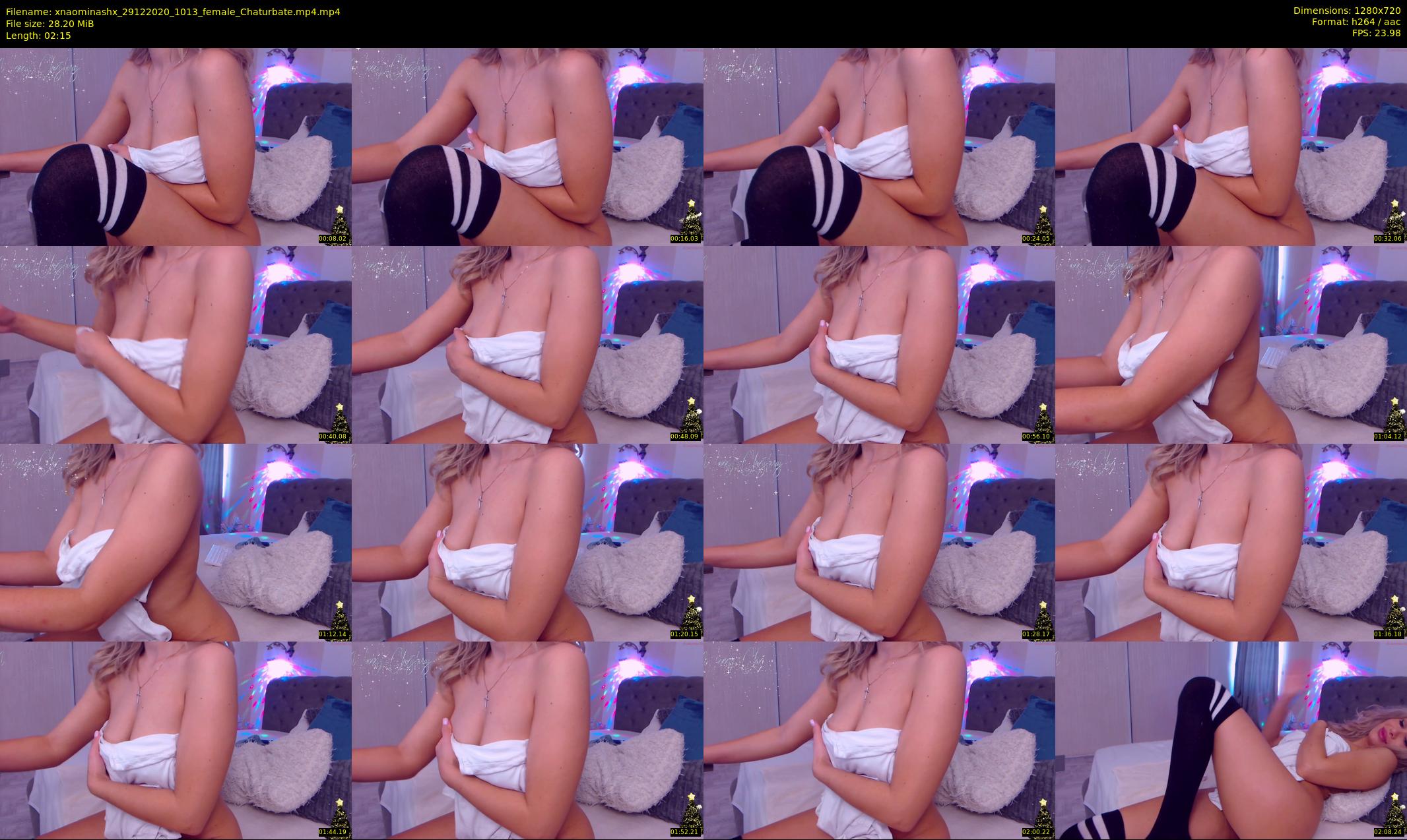xnaominashx — 3 minute Chaturbate female cam show recording, 720p, Dec 29, 2020