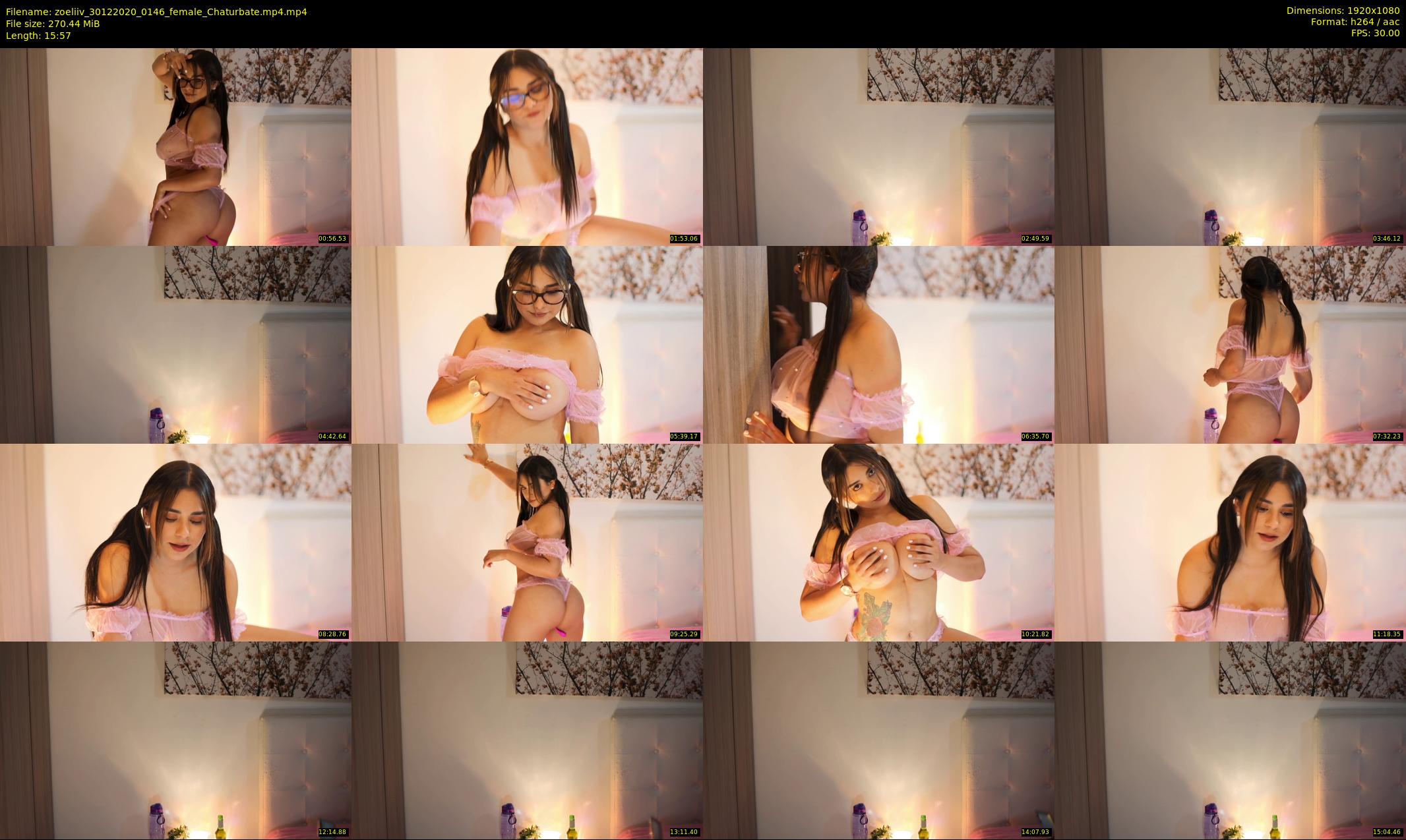 zoeliiv — 16 minute Chaturbate female cam show recording, 1080p, Dec 30, 2020