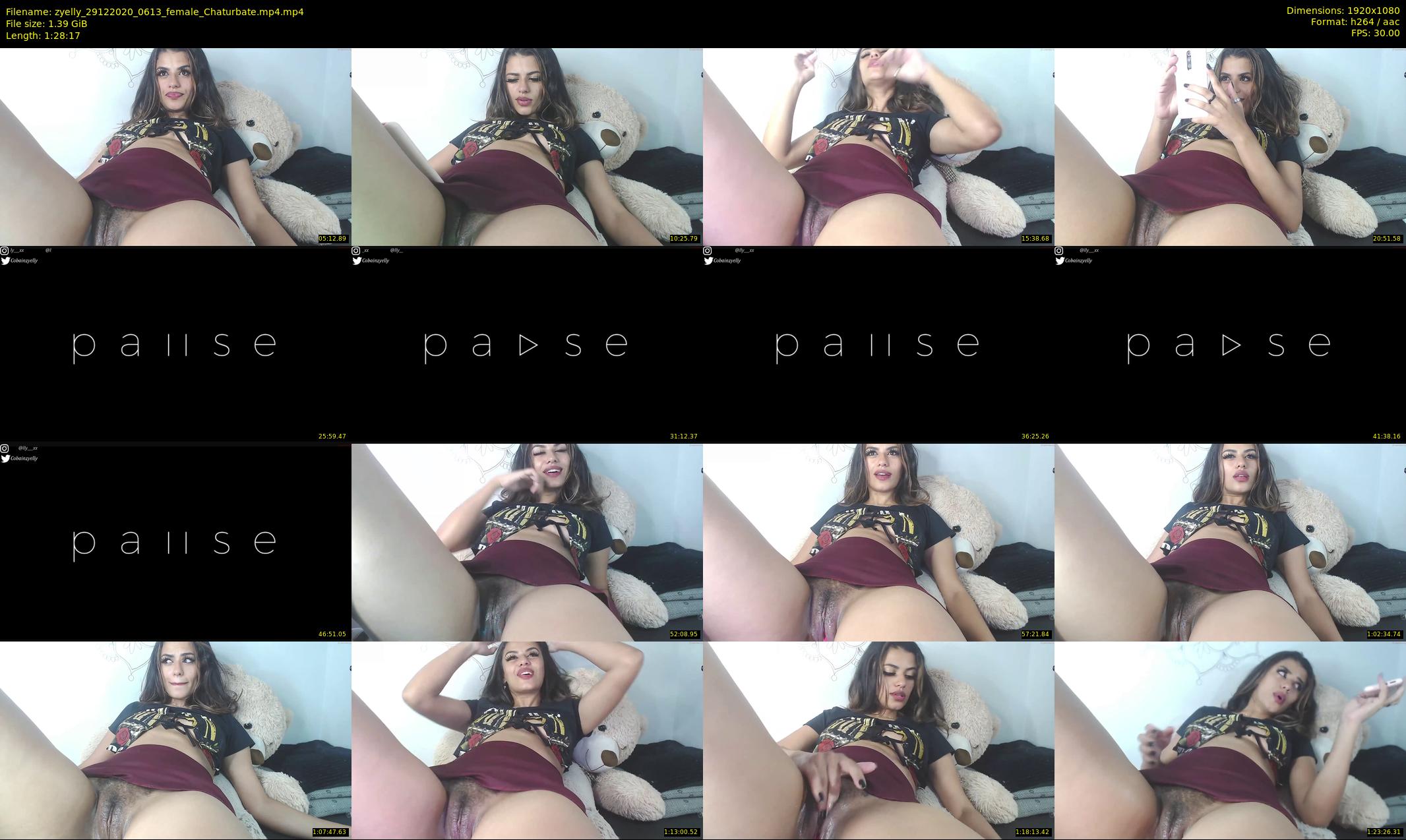 zyelly — 89 minute Chaturbate female cam show recording, 1080p, Dec 29, 2020