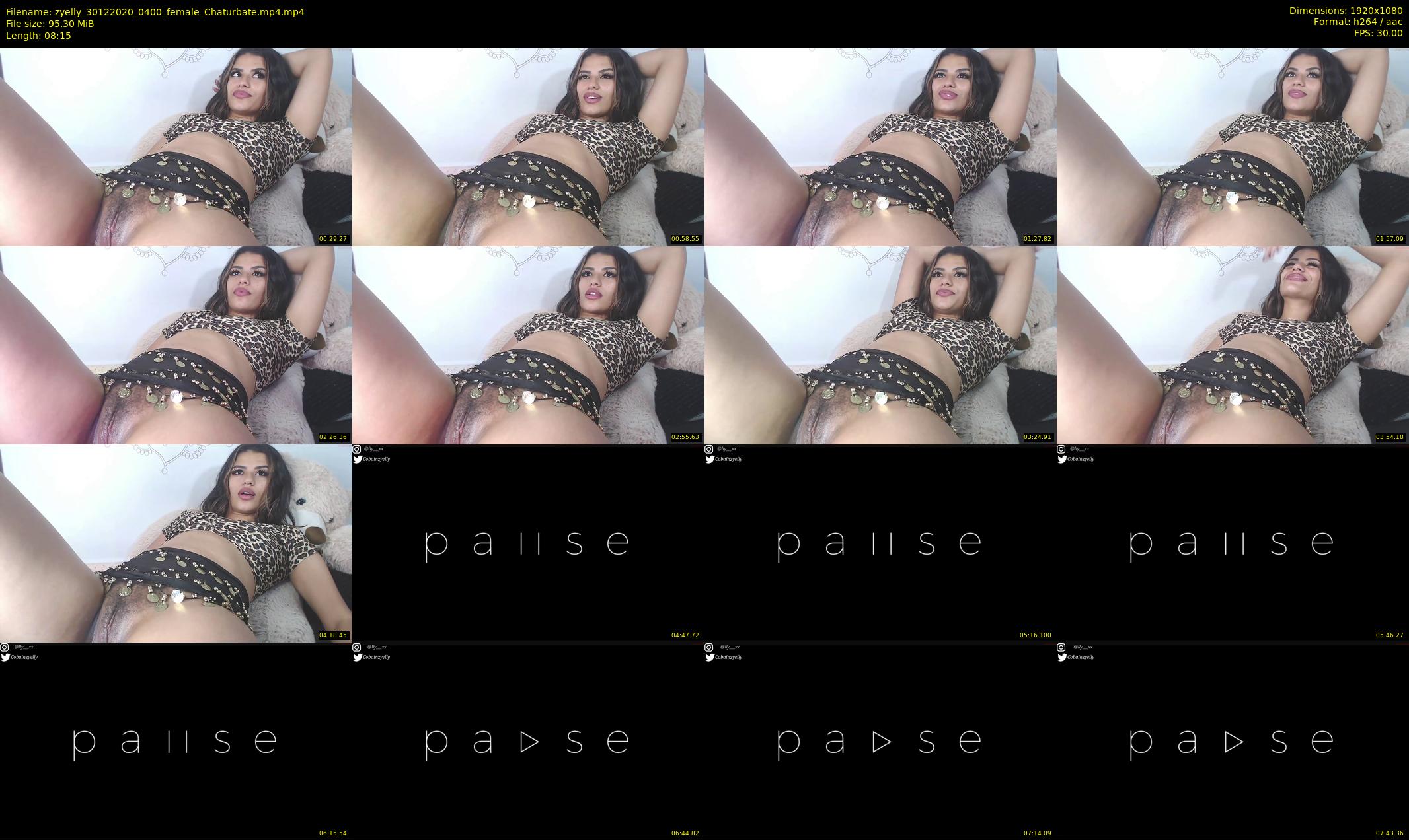 zyelly — 9 minute Chaturbate female cam show recording, 1080p, Dec 30, 2020