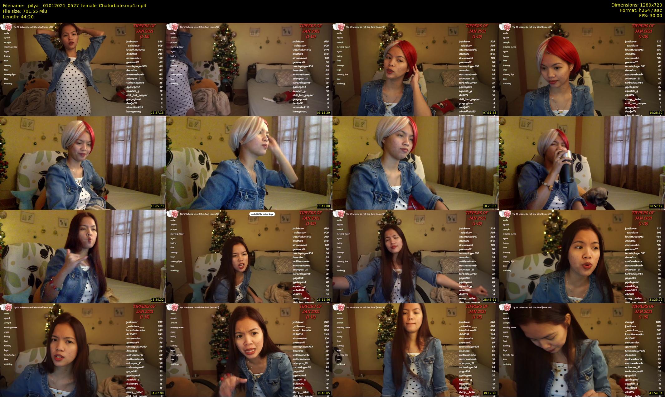 _pilya_ — 45 minute Chaturbate female cam show recording, 720p, Jan 1, 2021