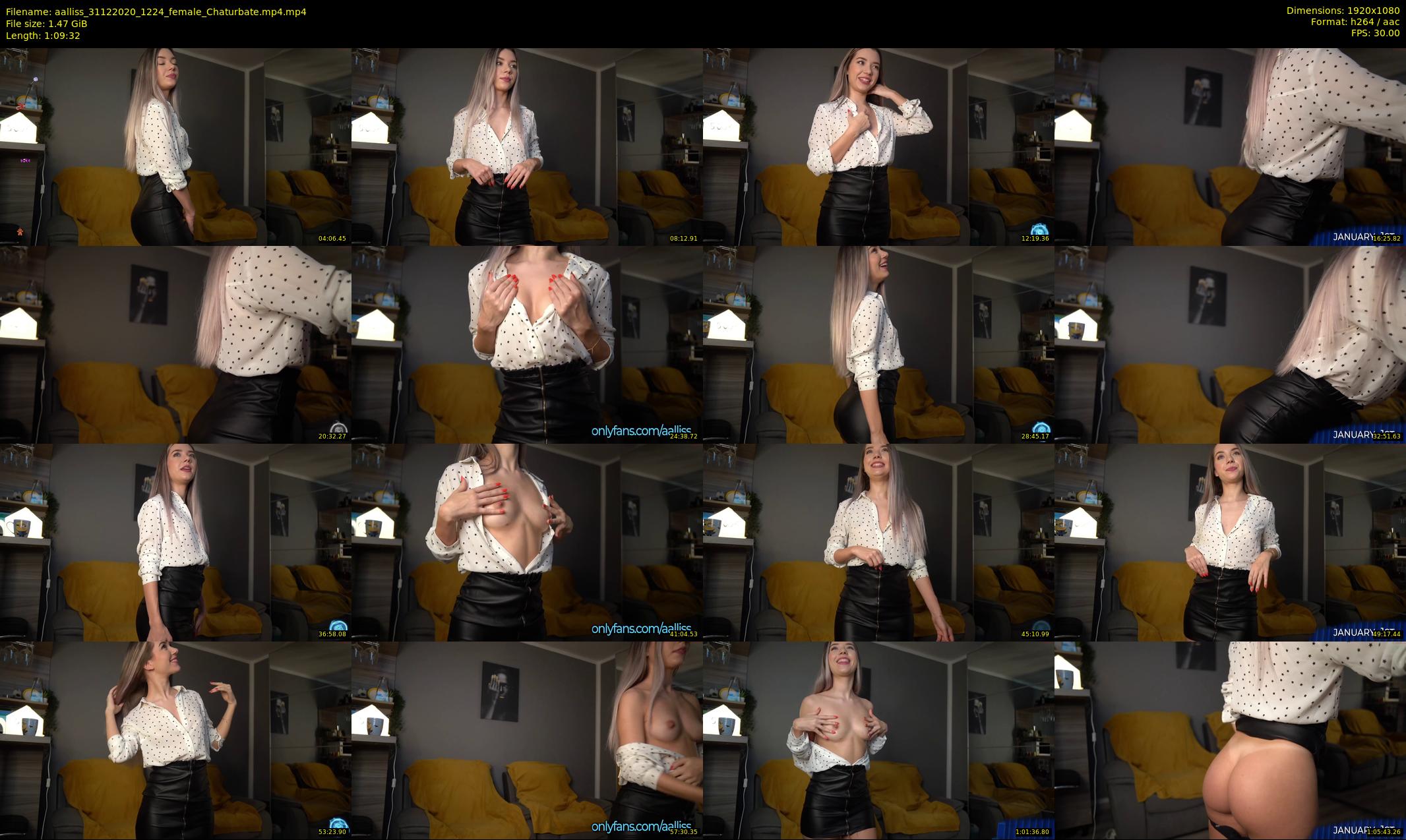 aalliss — 70 minute Chaturbate female cam show recording, 1080p, Dec 31, 2020