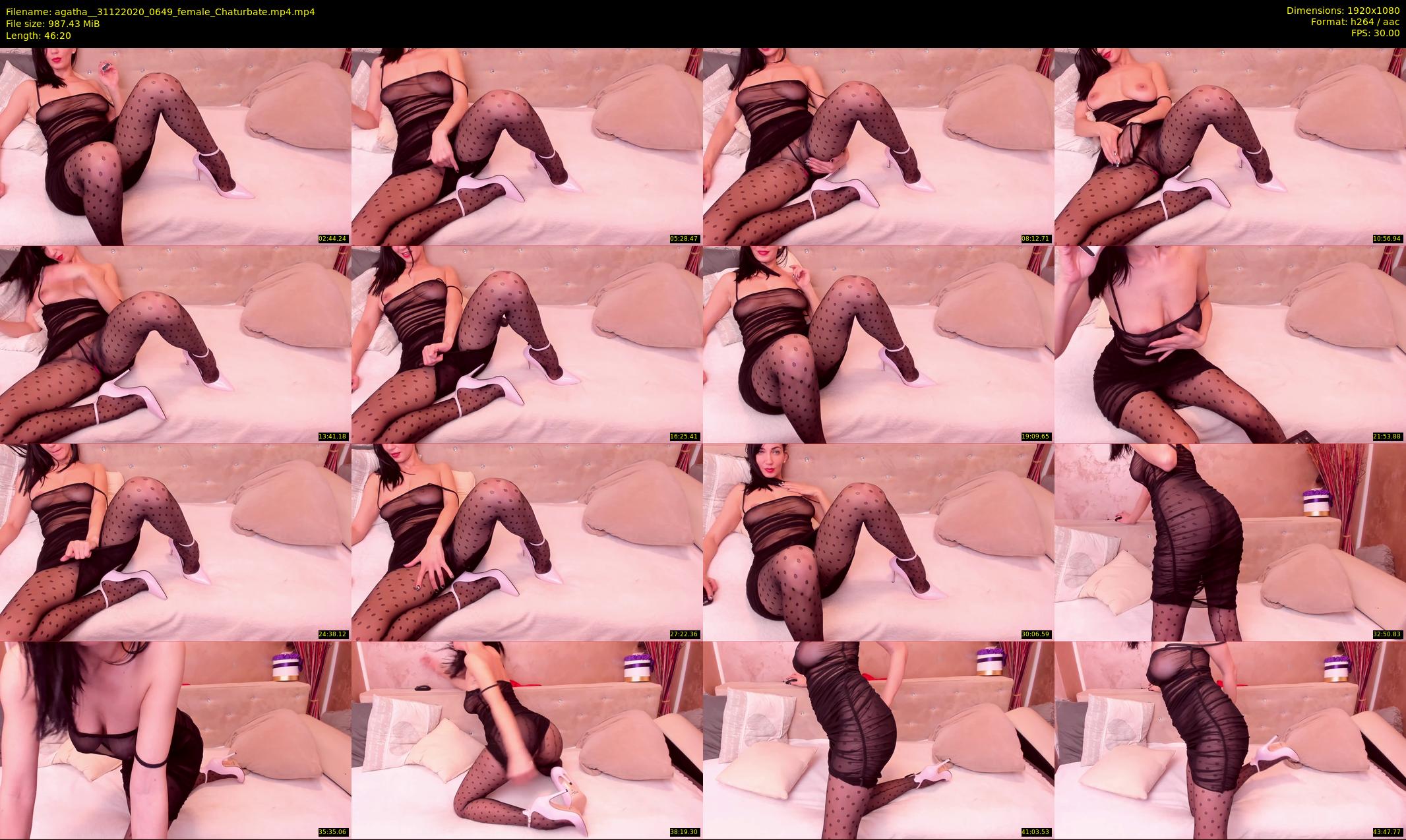 agatha_ — 47 minute Chaturbate female cam show recording, 1080p, Dec 31, 2020