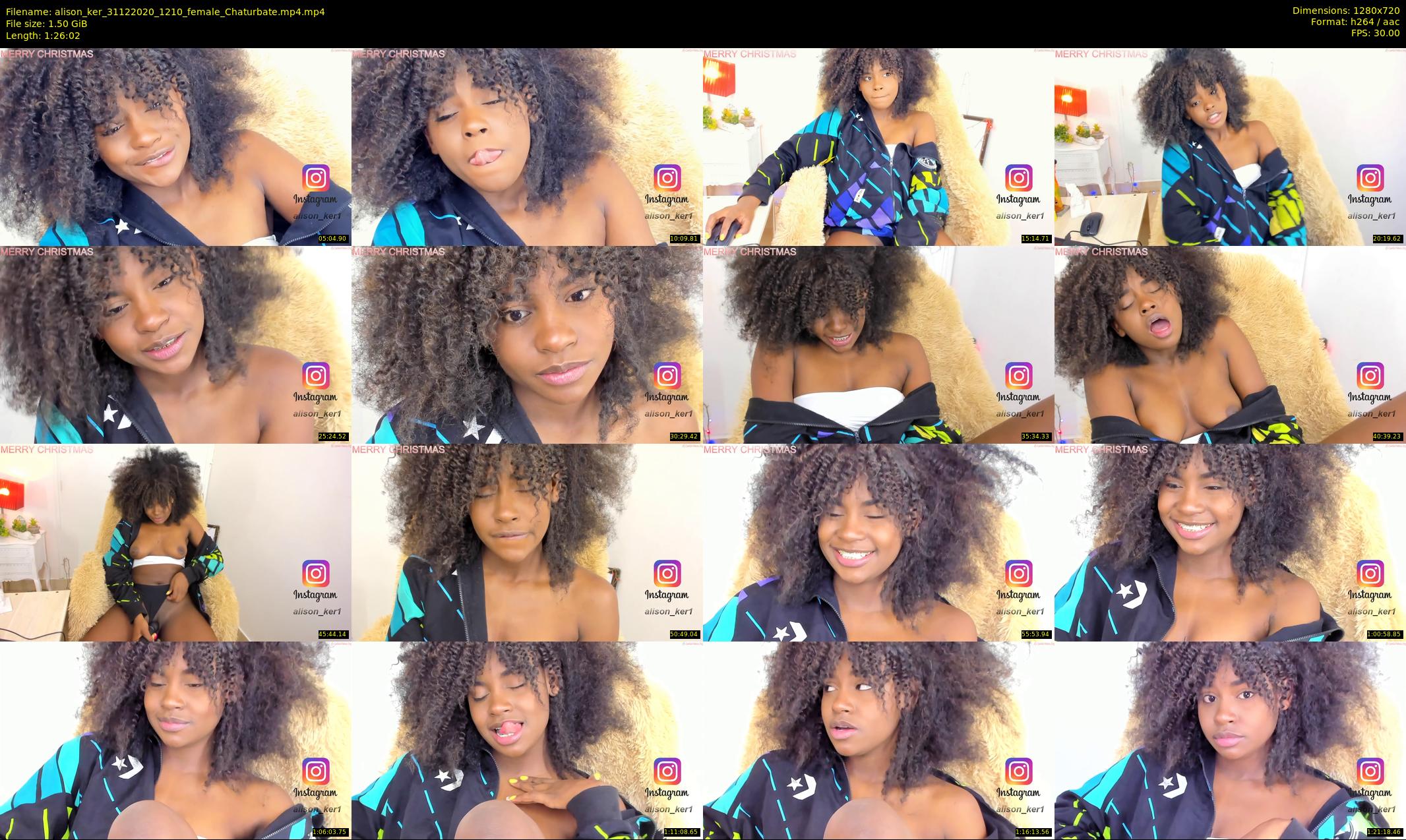 alison_ker — 87 minute Chaturbate female cam show recording, 720p, Dec 31, 2020