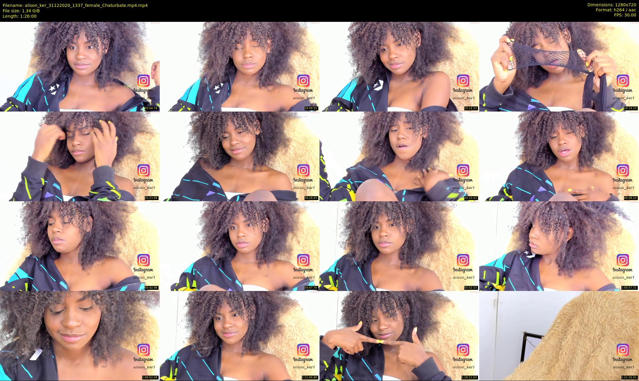 alison_ker — 86 minute Chaturbate female cam show recording, 720p, Dec 31, 2020