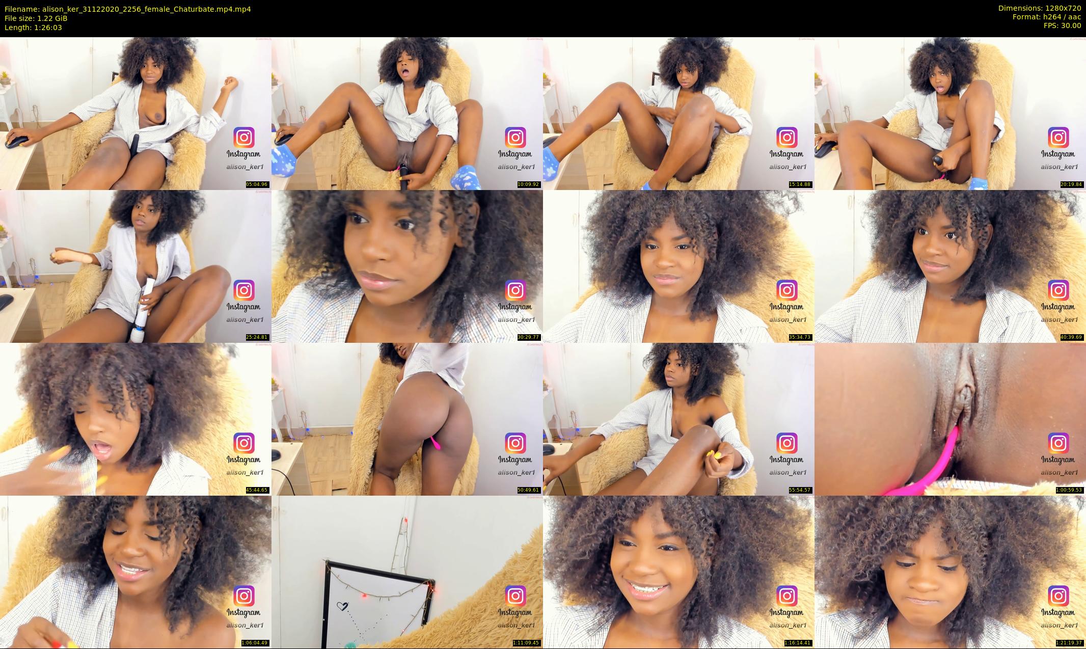 alison_ker — 87 minute Chaturbate female cam show recording, 720p, Dec 31, 2020