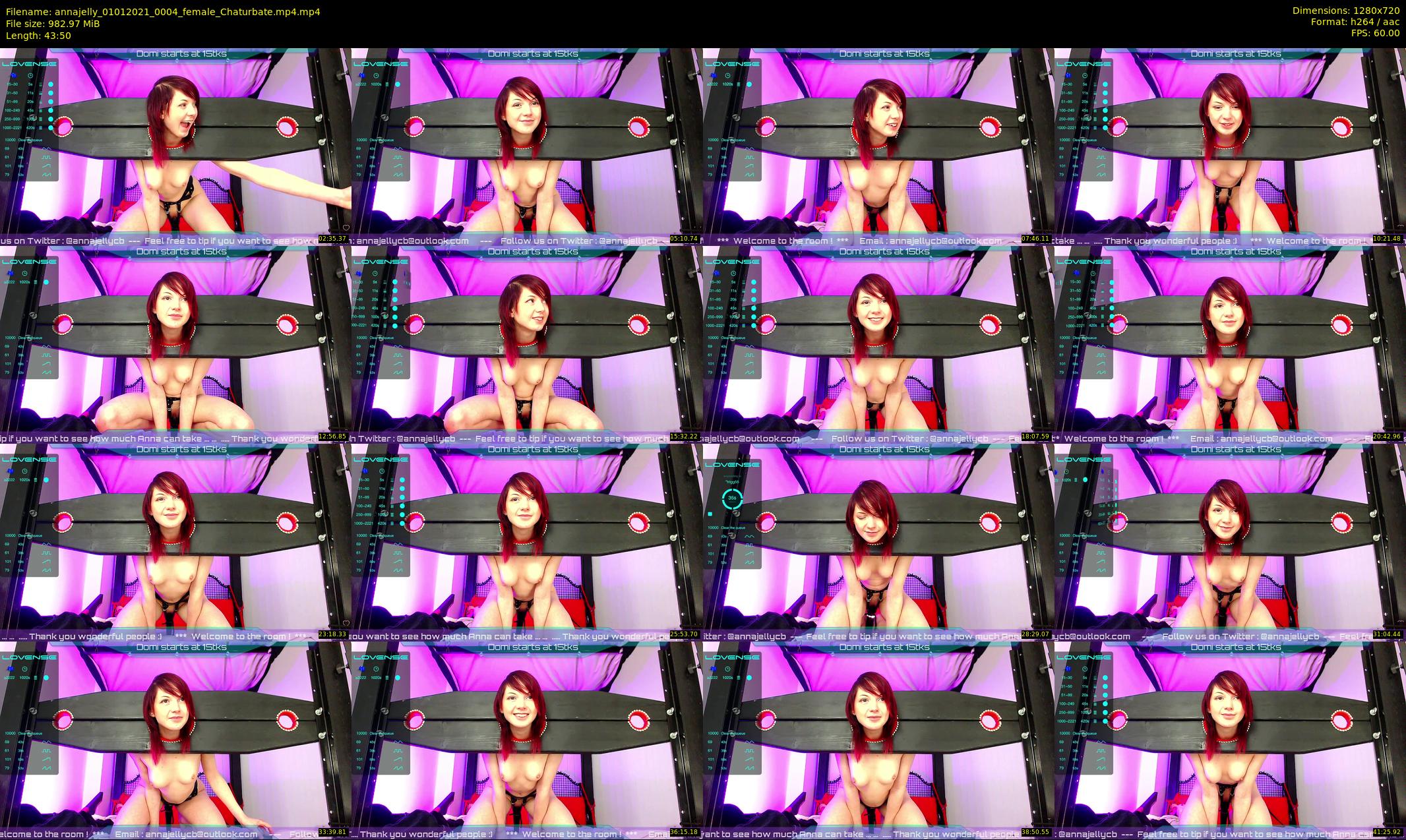 annajelly — 44 minute Chaturbate couple cam show recording, 720p, Jan 1, 2021