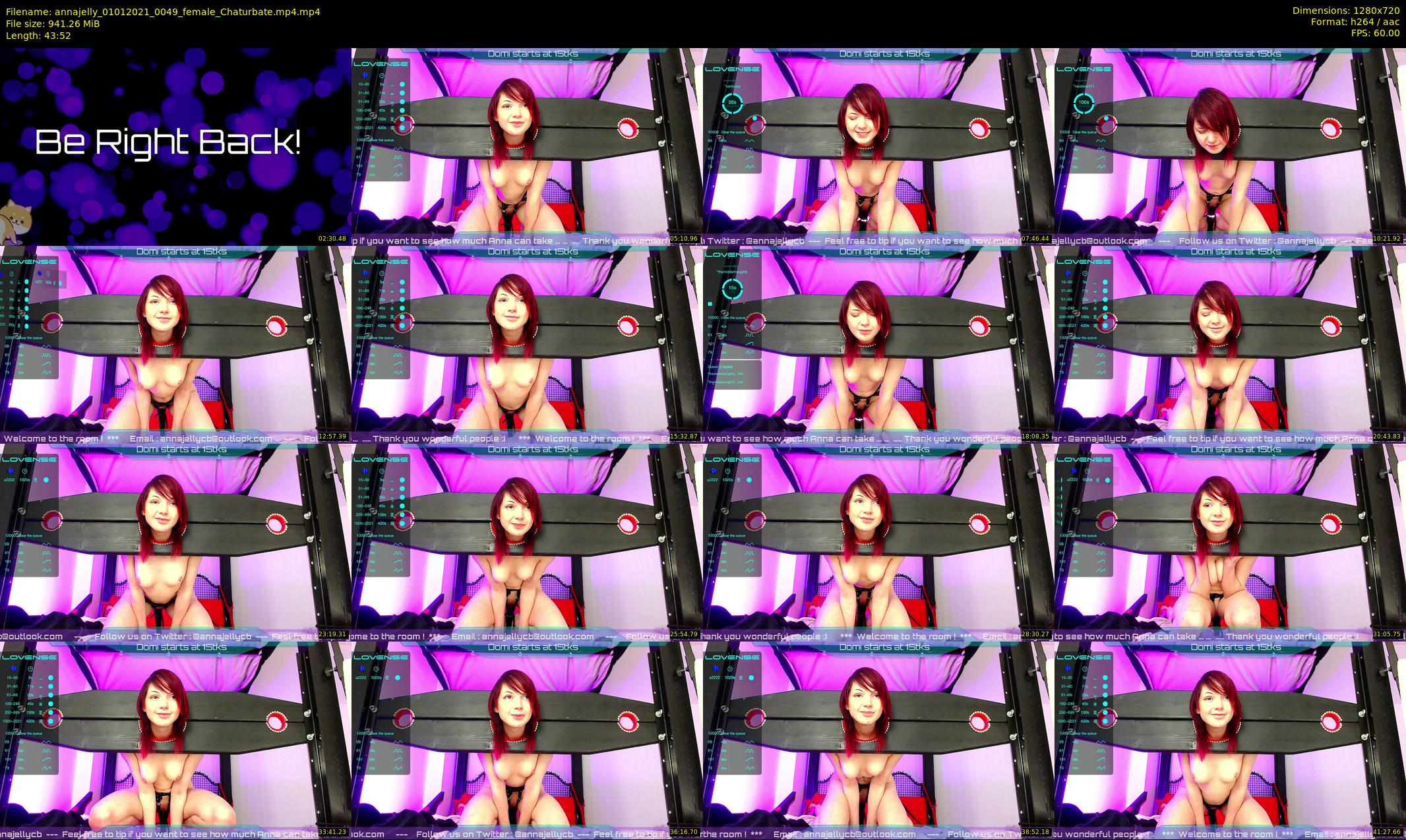 annajelly — 44 minute Chaturbate couple cam show recording, 720p, Jan 1, 2021