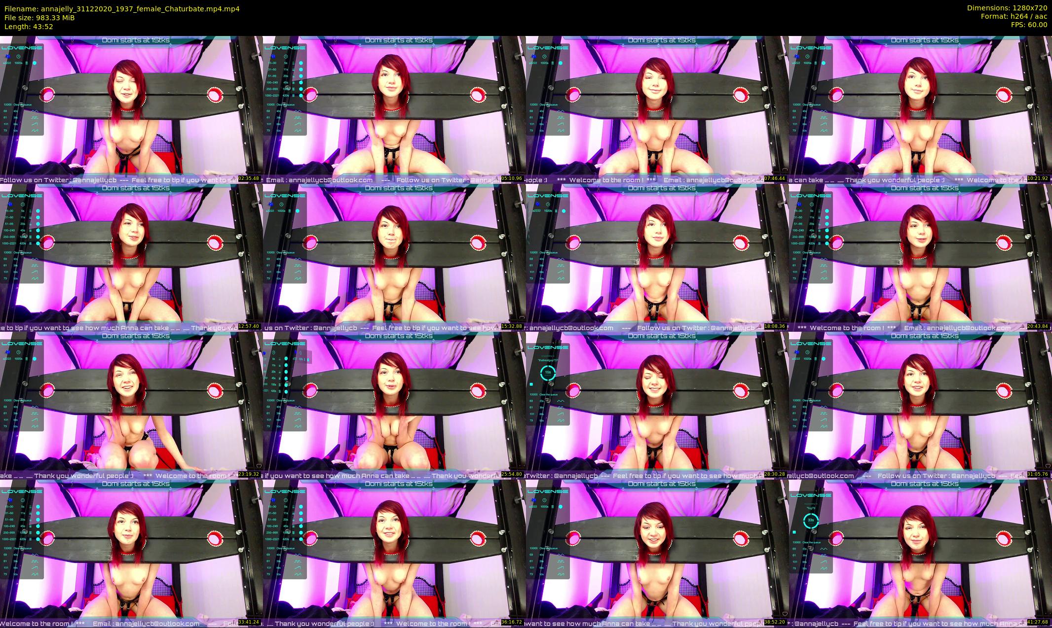 annajelly — 44 minute Chaturbate couple cam show recording, 720p, Dec 31, 2020