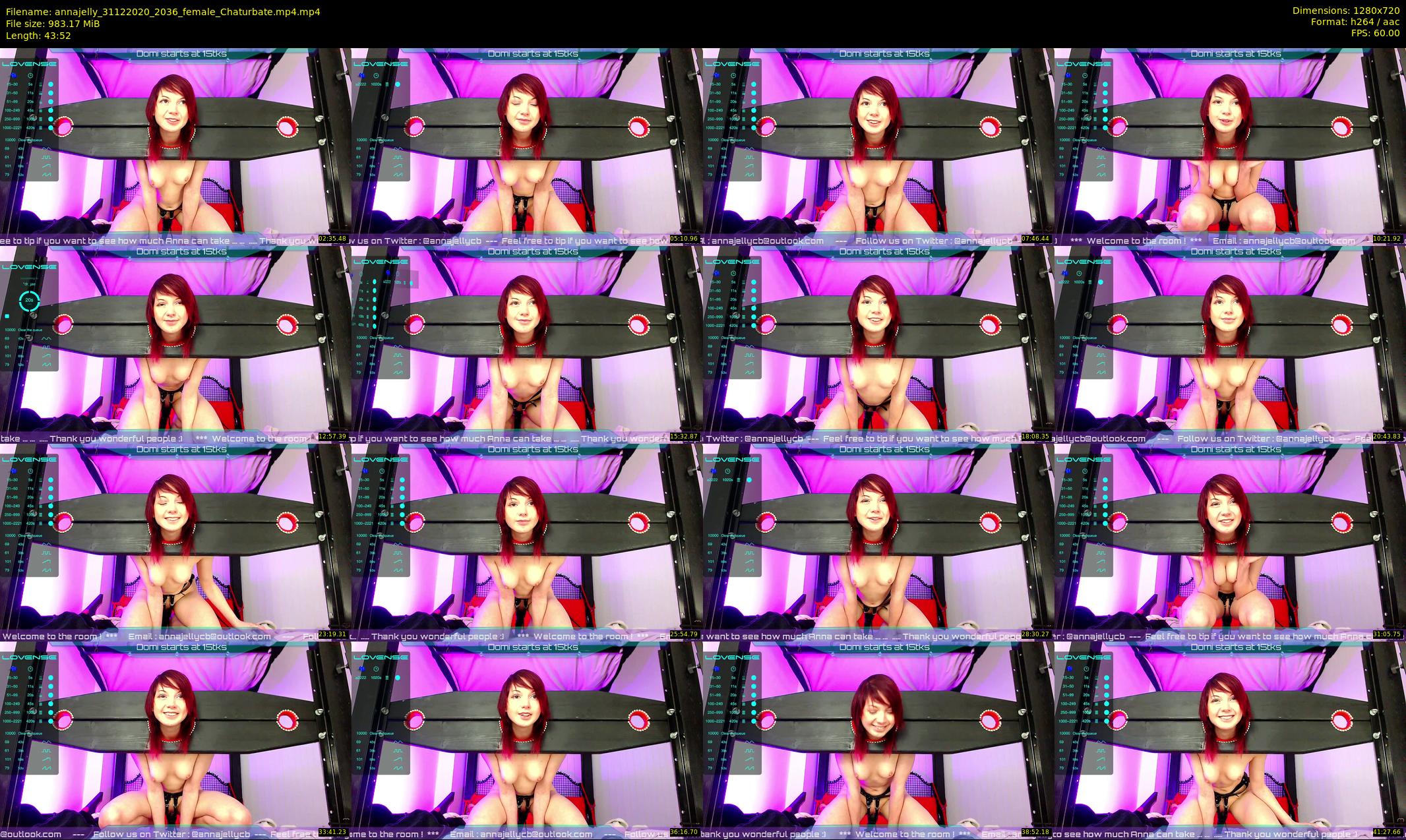 annajelly — 44 minute Chaturbate couple cam show recording, 720p, Dec 31, 2020