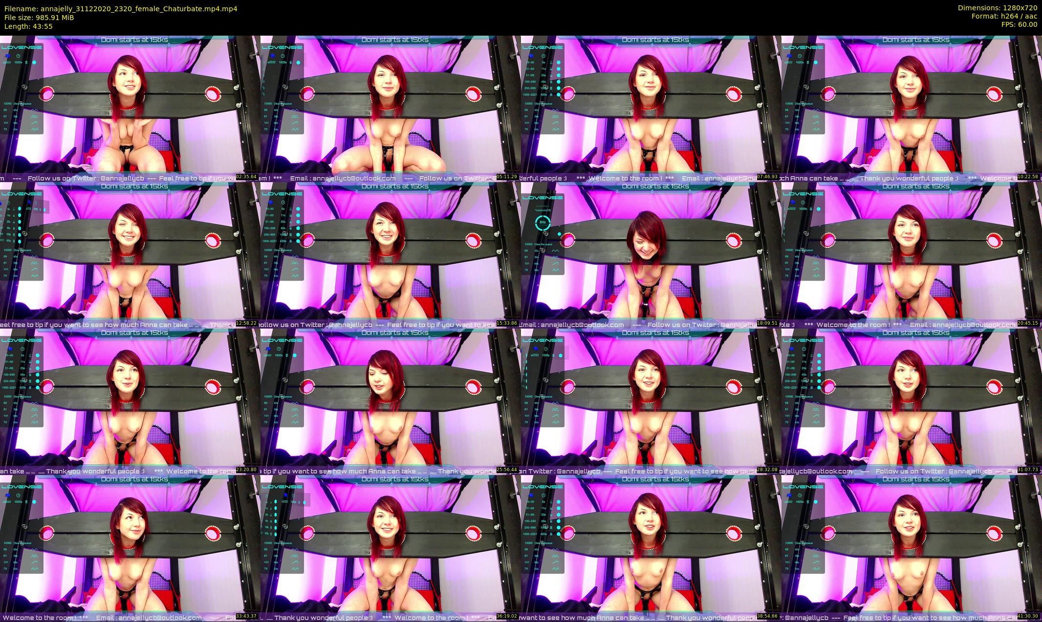 annajelly — 44 minute Chaturbate couple cam show recording, 720p, Dec 31, 2020
