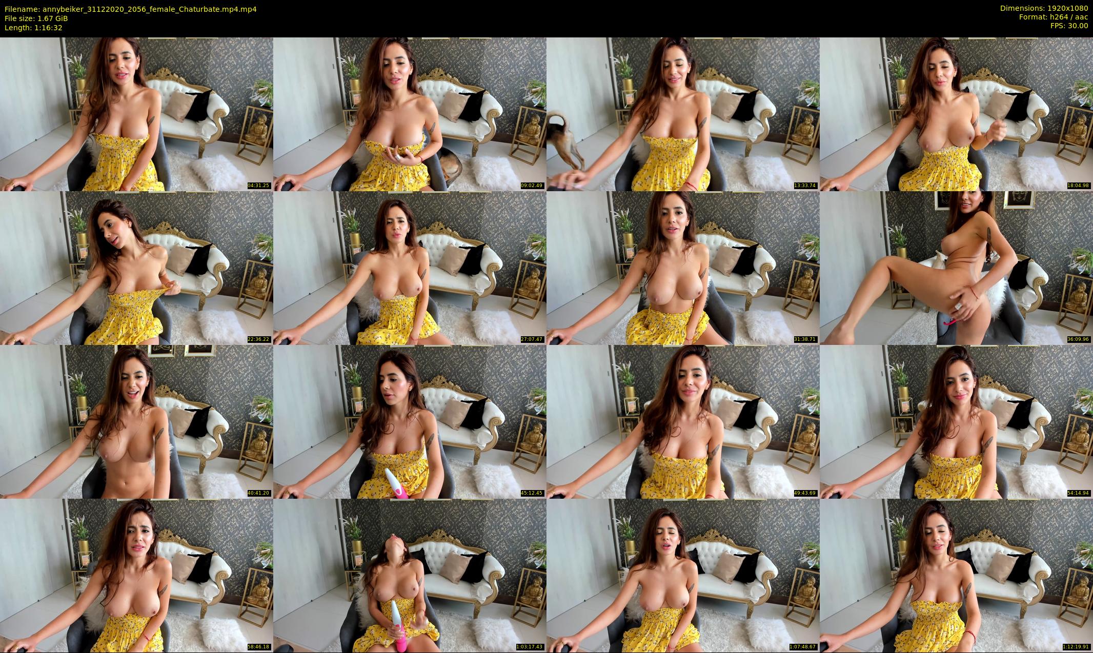 annybeiker — 77 minute Chaturbate female cam show recording, 1080p, Dec 31, 2020