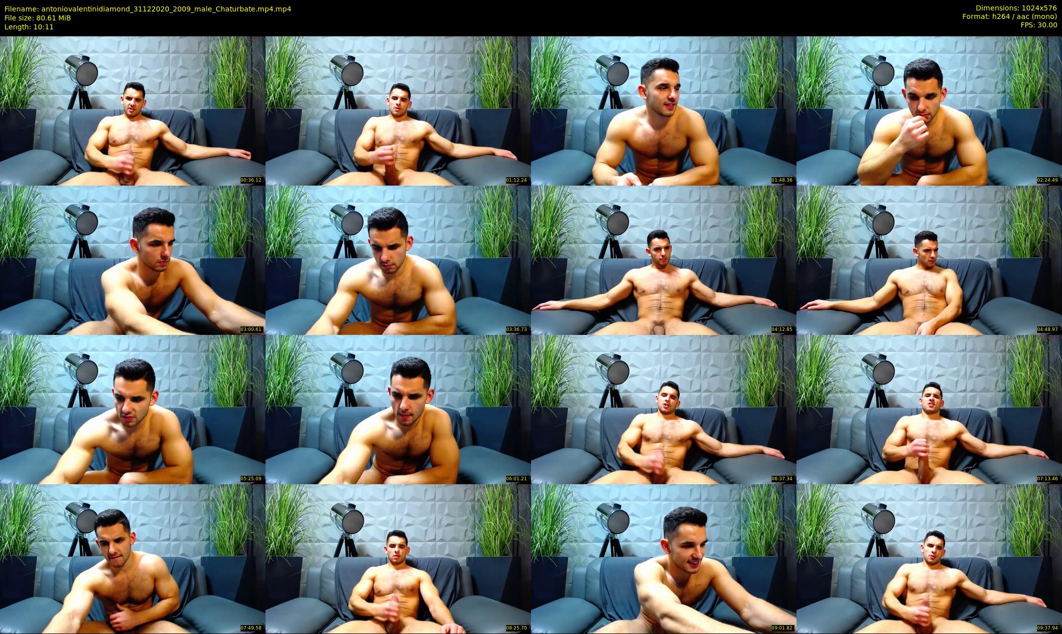 antoniovalentinidiamond — 11 minute Chaturbate male cam show recording, 480p, Dec 31, 2020