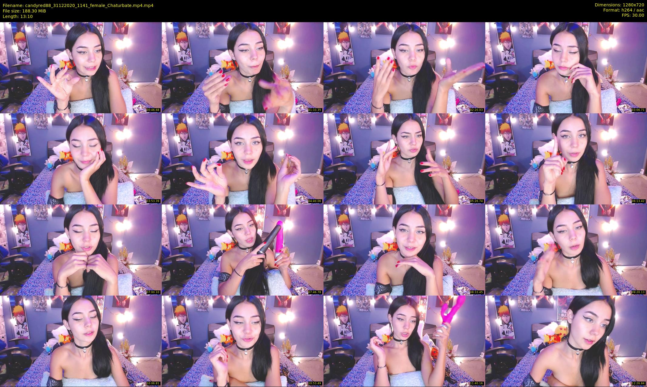 candyred88 — 14 minute Chaturbate female cam show recording, 720p, Dec 31, 2020