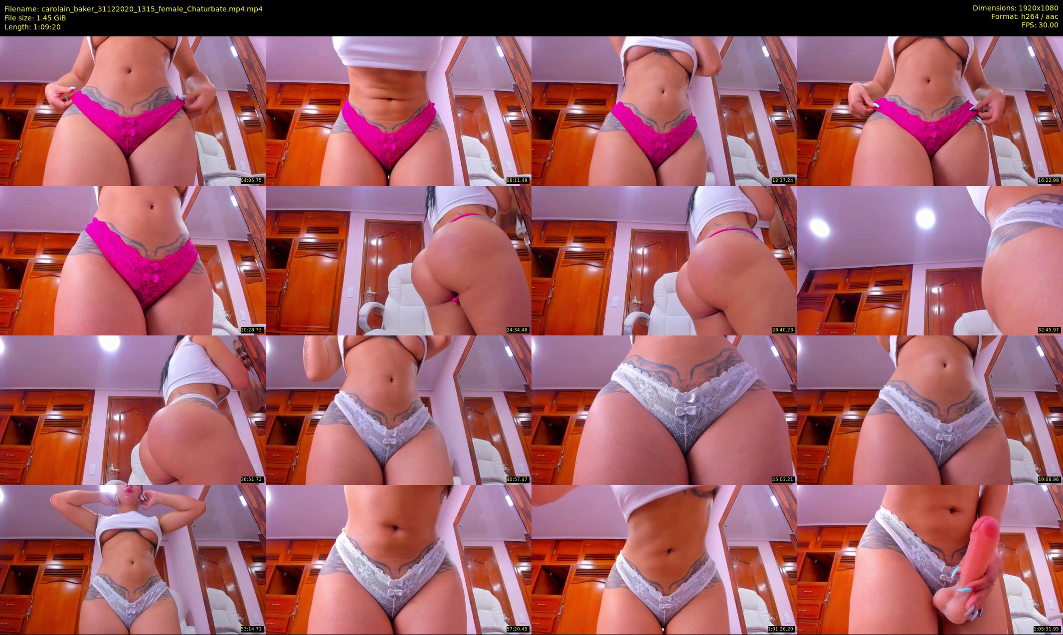 carolain_baker — 70 minute Chaturbate female cam show recording, 1080p, Dec 31, 2020
