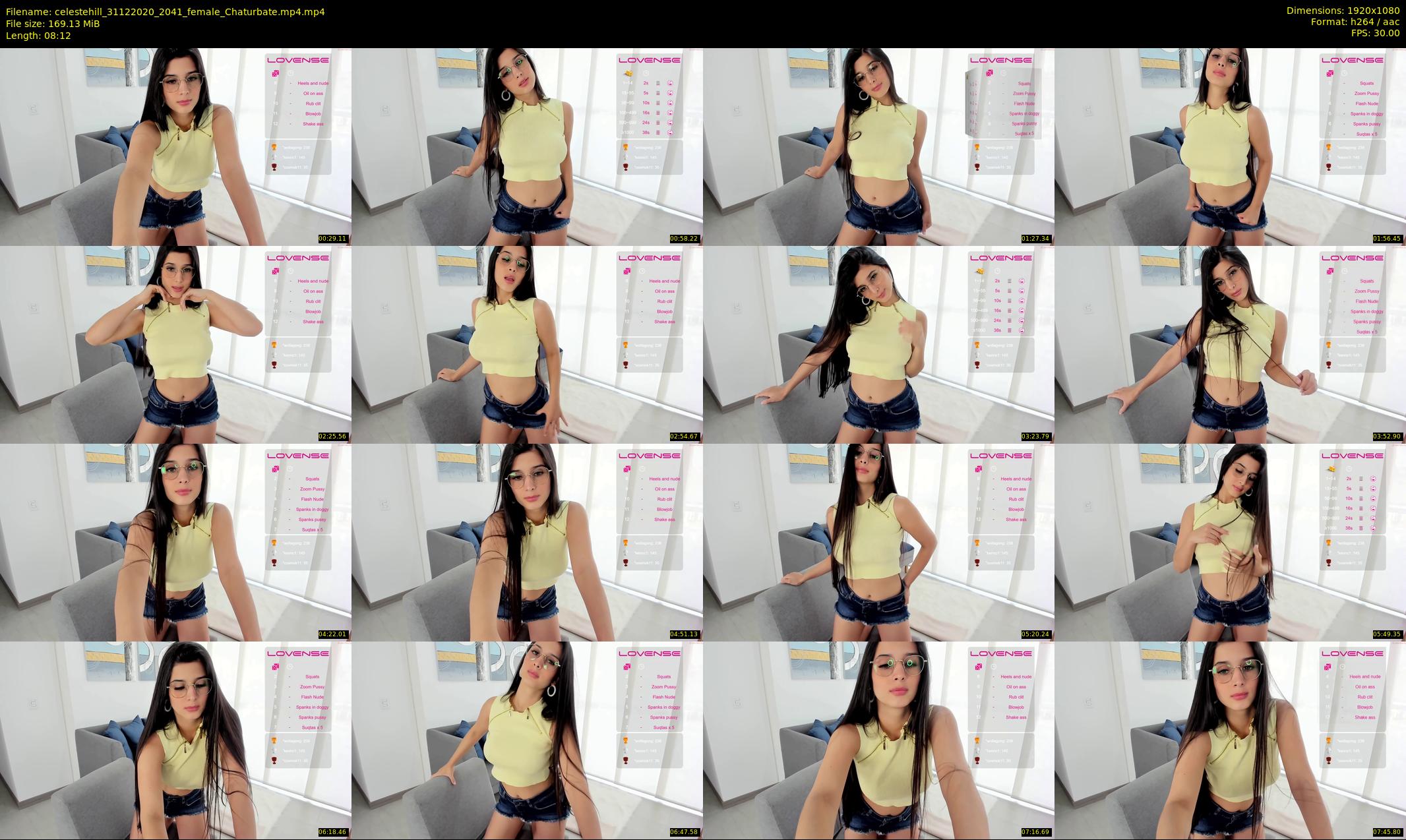 celestehill — 9 minute Chaturbate female cam show recording, 1080p, Dec 31, 2020