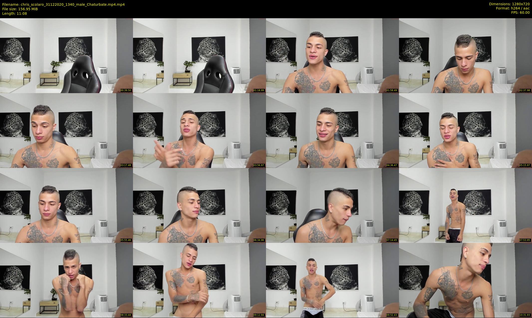 chris_scolaro — 12 minute Chaturbate male cam show recording, 720p, Dec 31, 2020